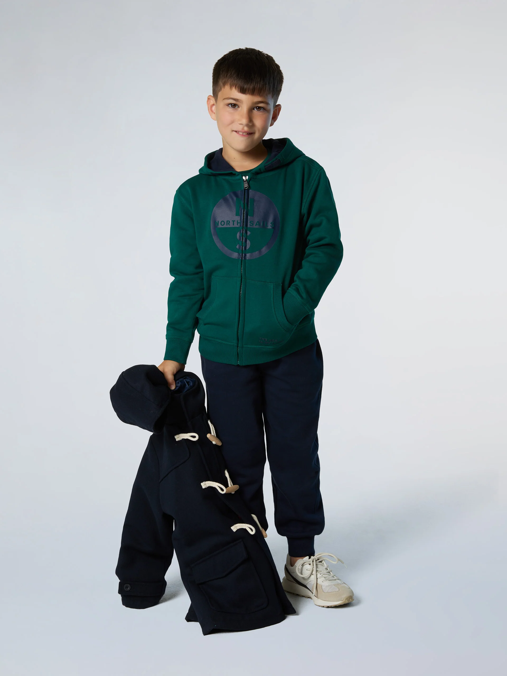 Full-zip hoodie with maxi logo - Image 12