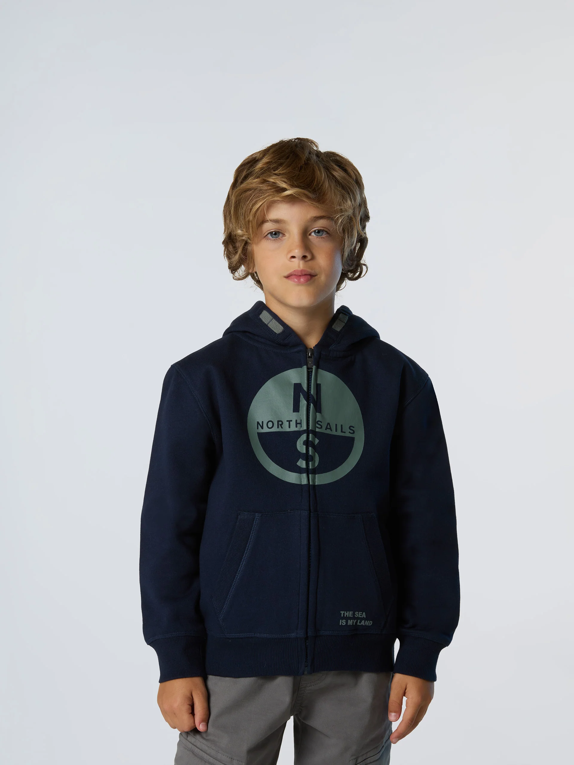 Full-zip hoodie with maxi logo - Image 15