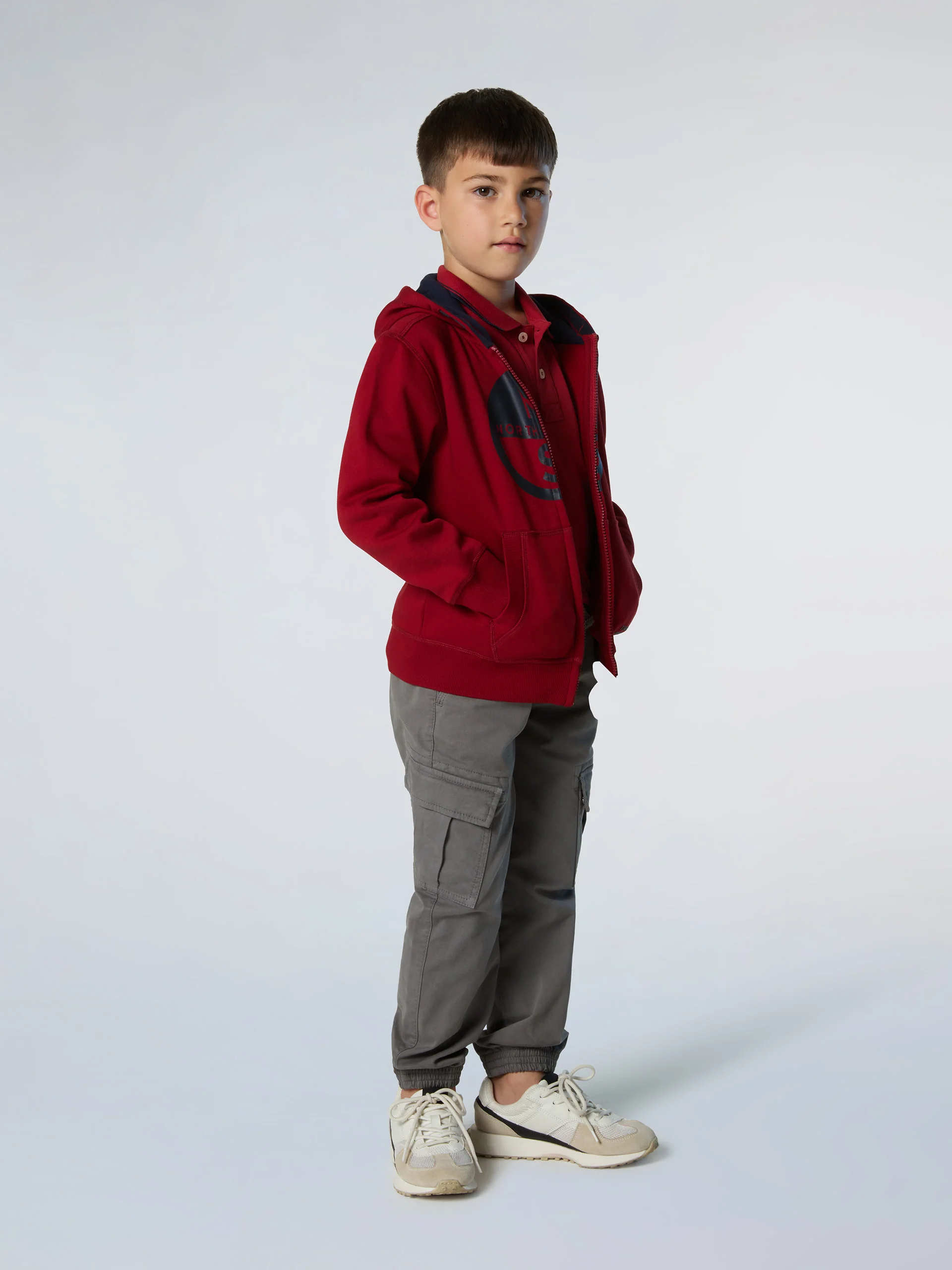 Full-zip hoodie with maxi logo - Image 5