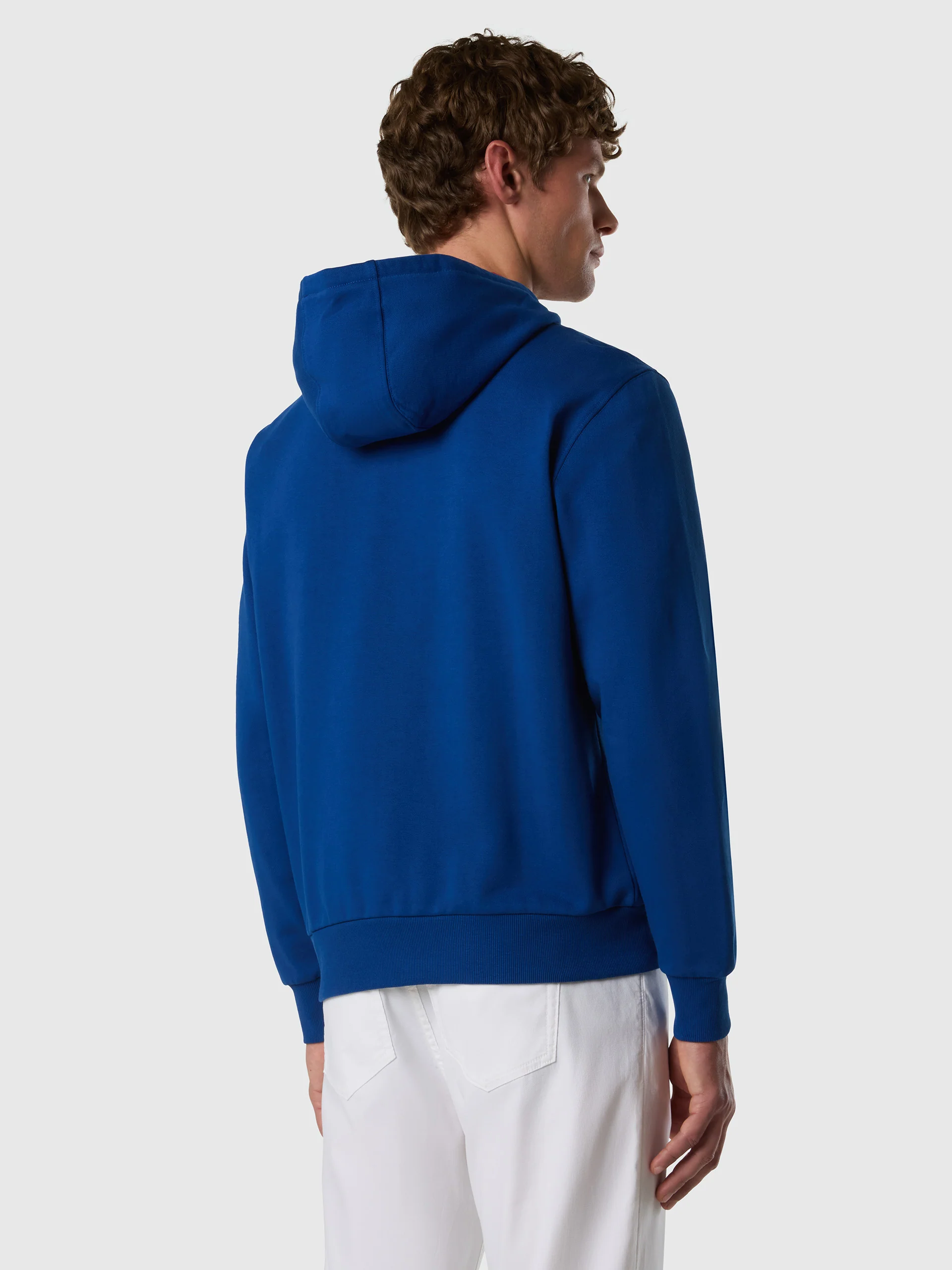 Full-zip hoodie with contrast logo - Image 16