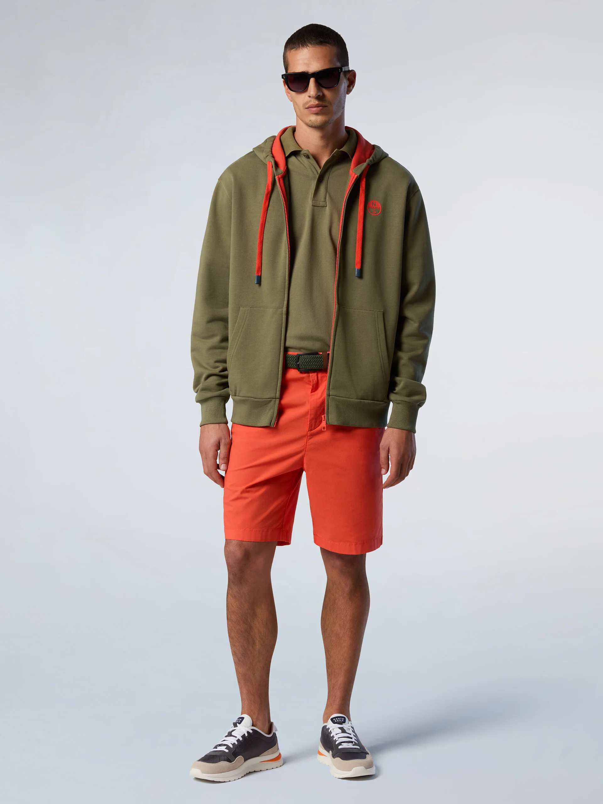 Full-zip hoodie with logo patch - Image 11