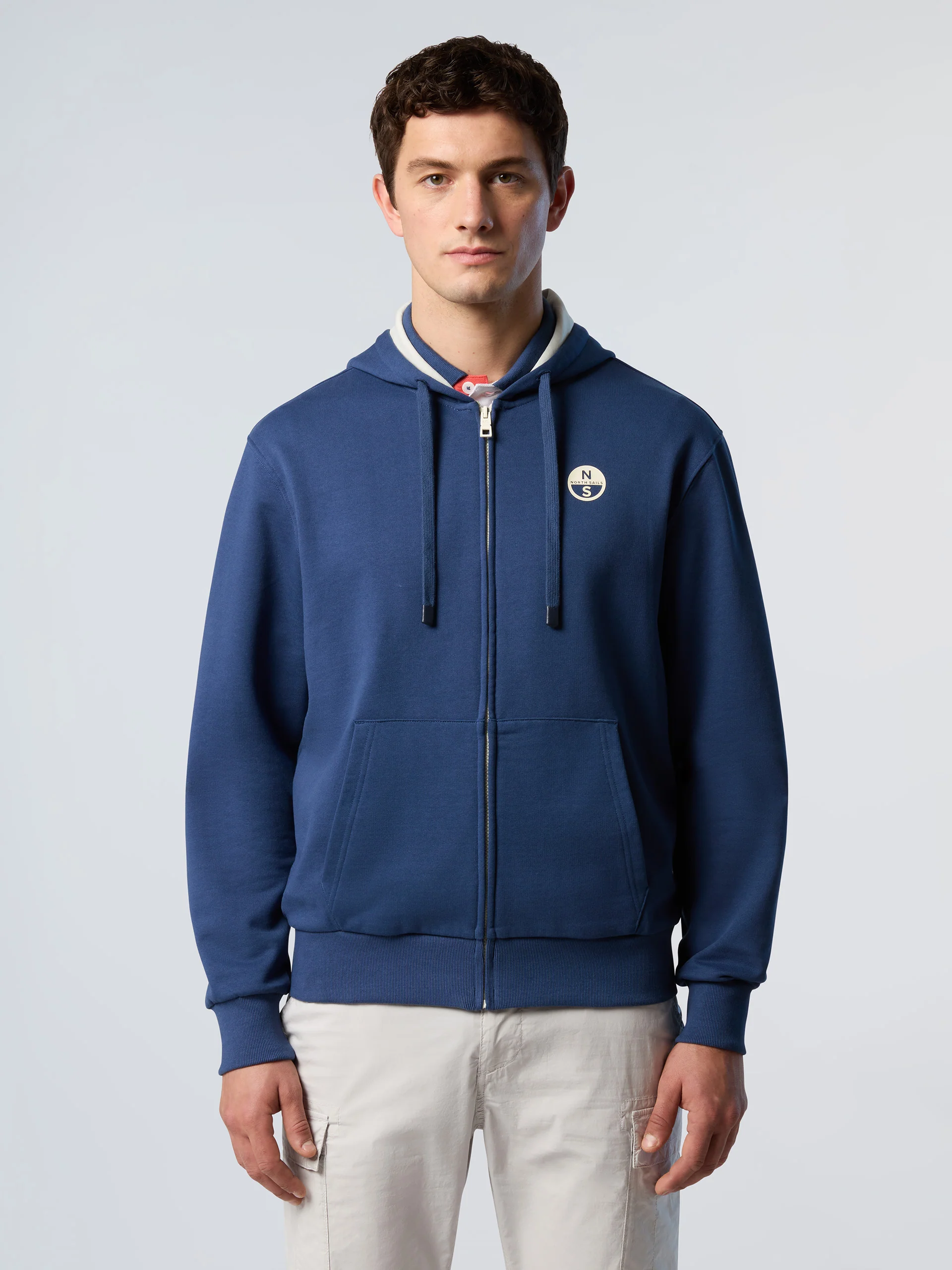 Full-zip hoodie with logo patch - Image 13