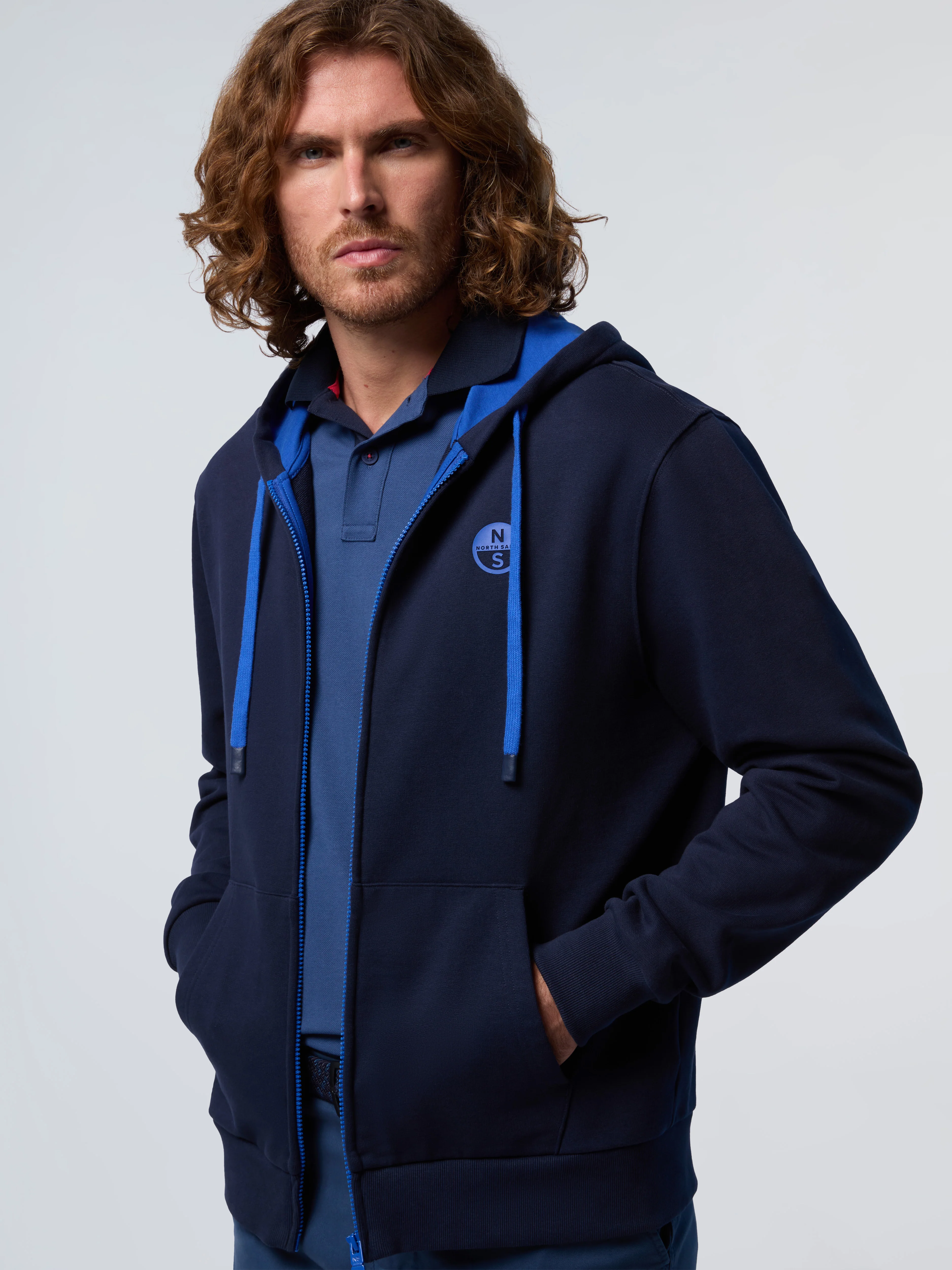 Full-zip hoodie with logo patch - Image 20