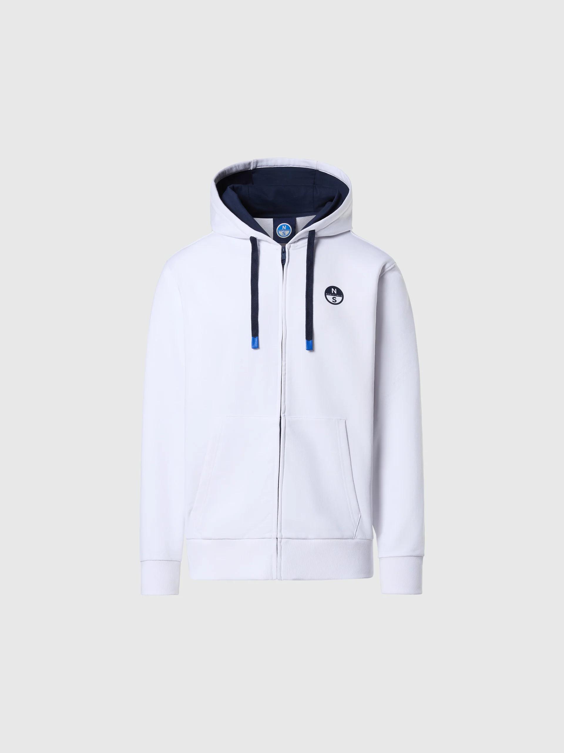 Full-zip hoodie with logo patch - Image 3