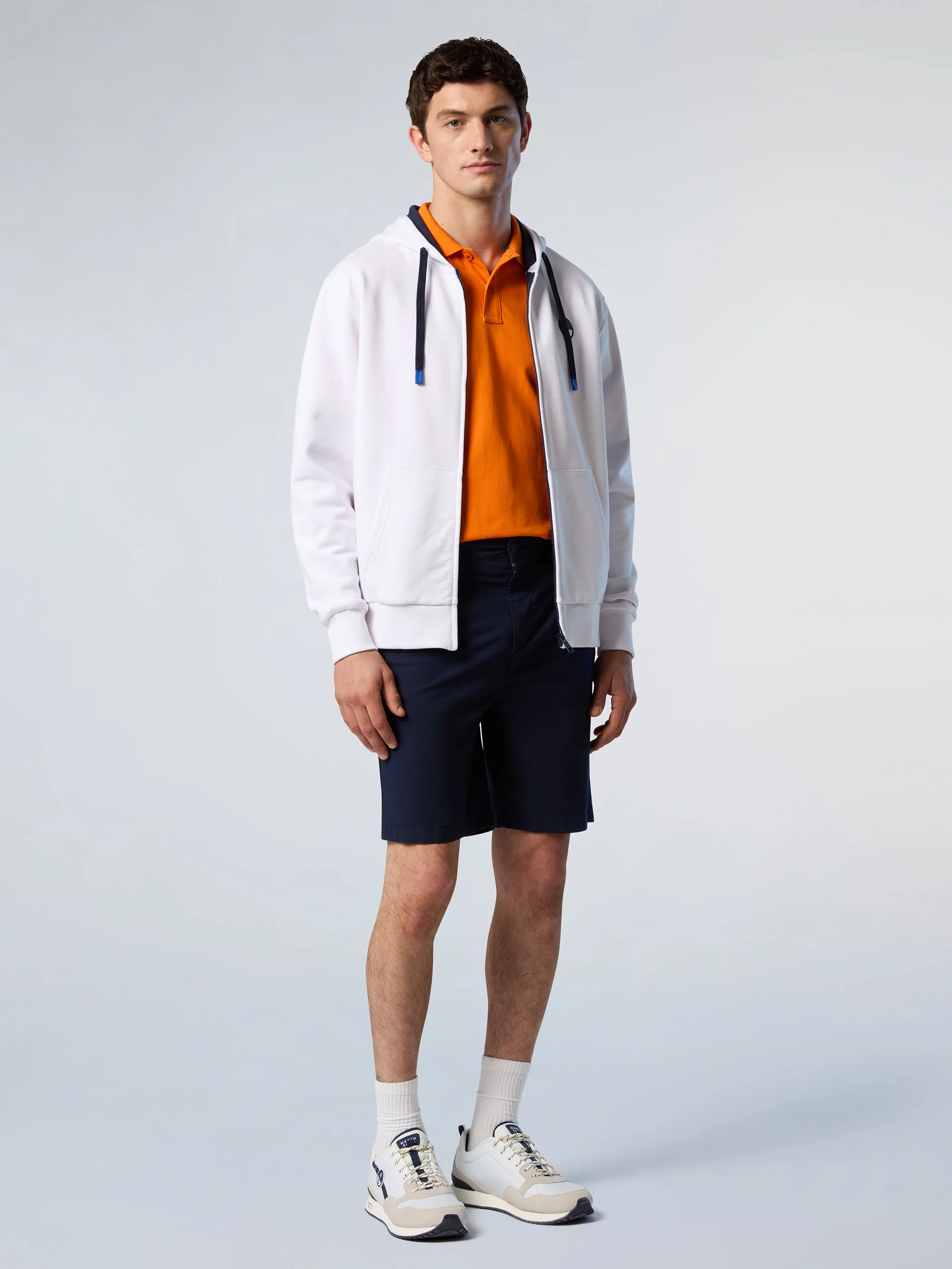 Full-zip hoodie with logo patch - Image 5