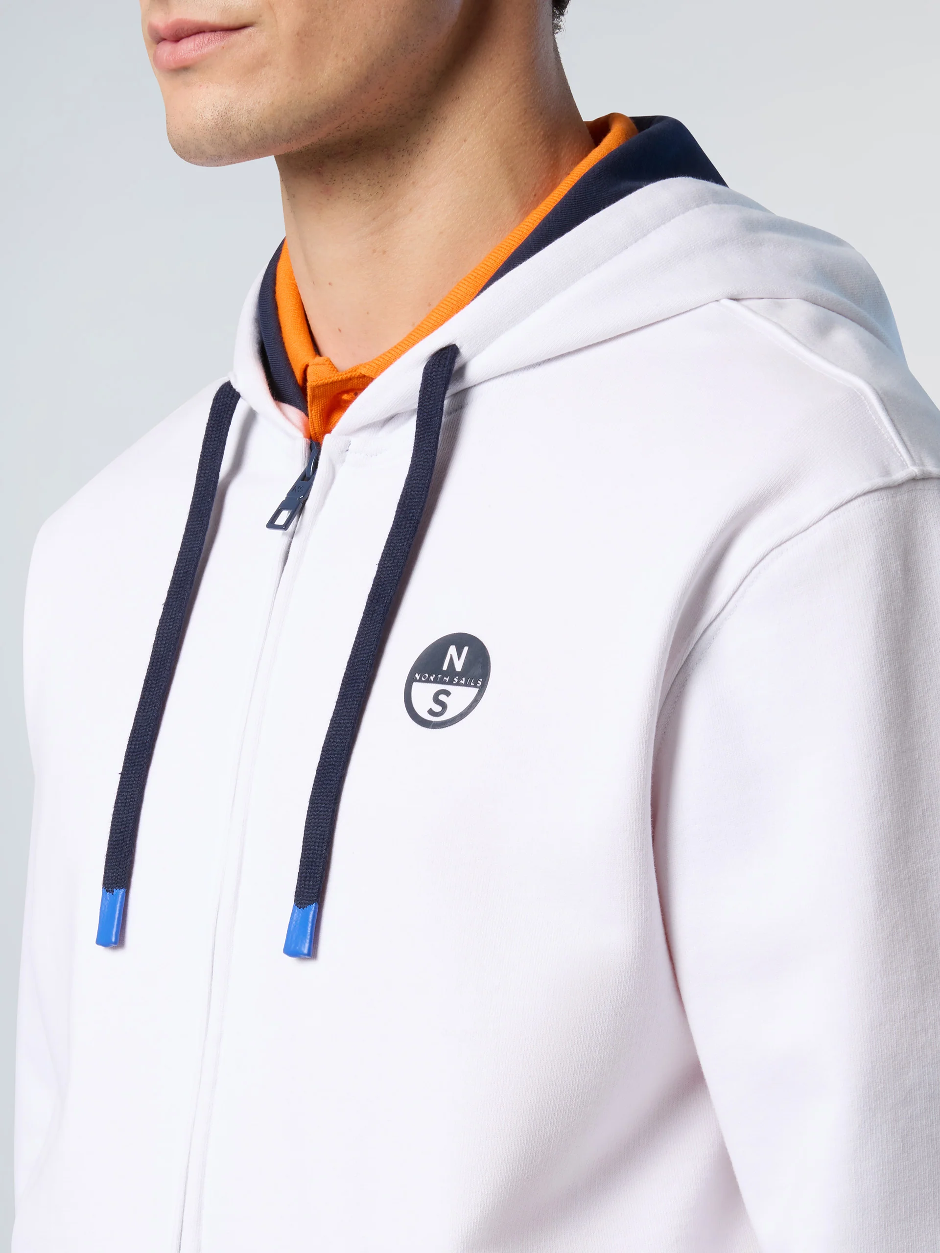 Full-zip hoodie with logo patch - Image 6