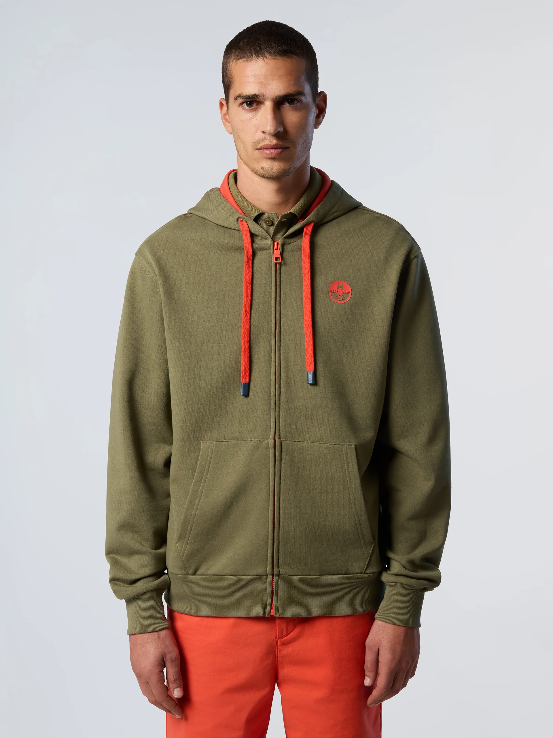 Full-zip hoodie with logo patch - Image 7
