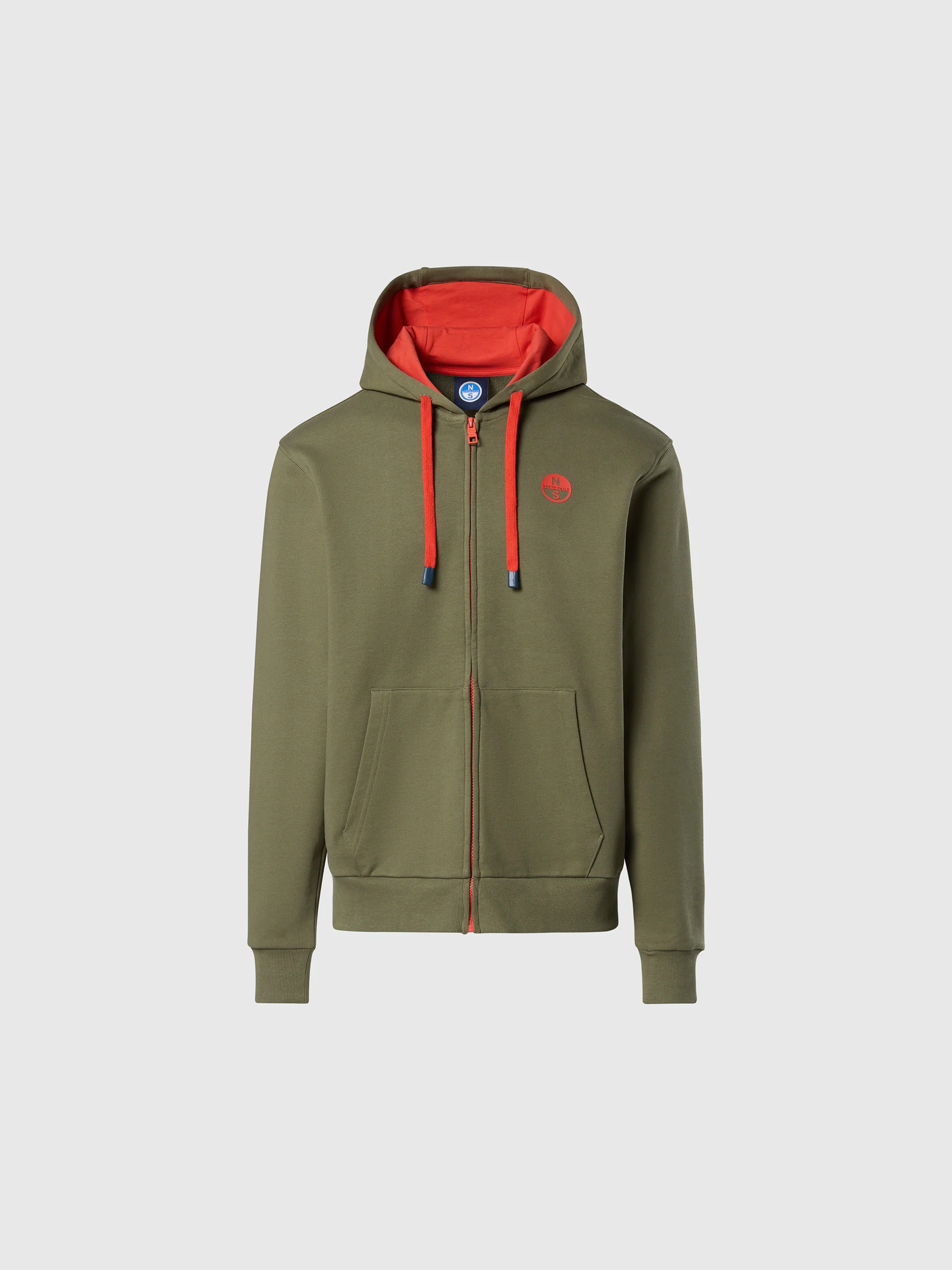 Full-zip hoodie with logo patch - Image 9