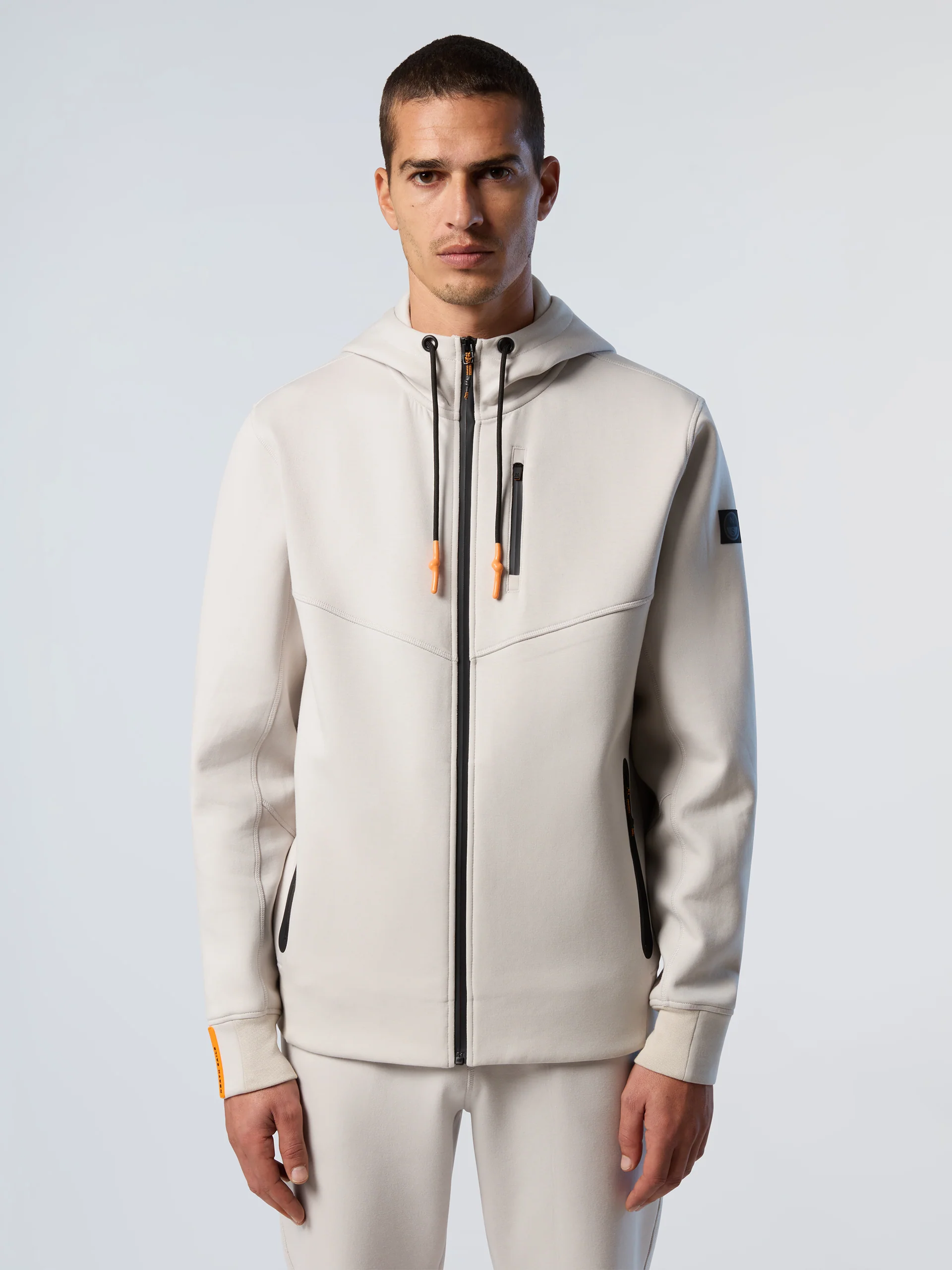 Interlock full-zip hoodie