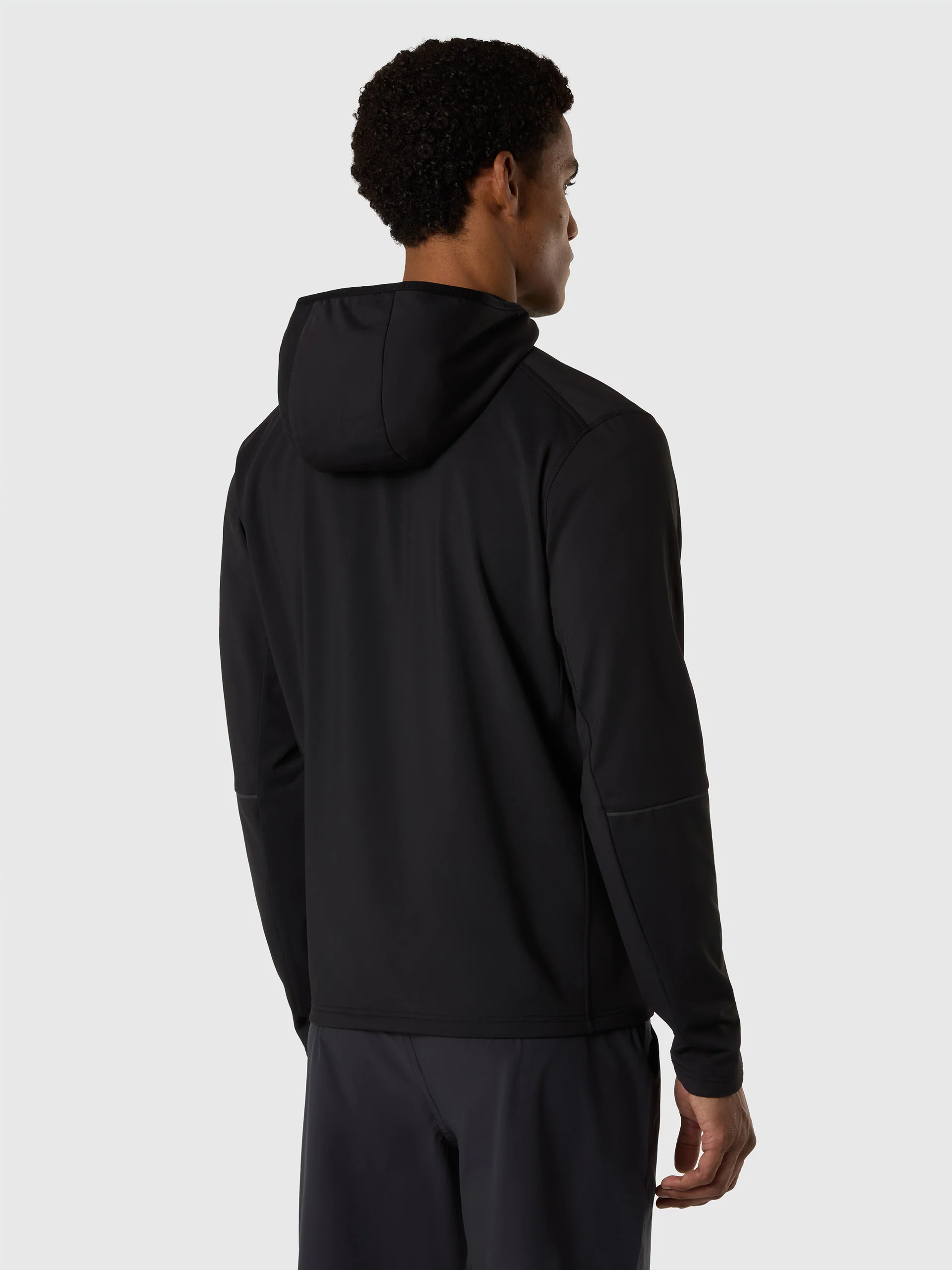 Brushed fleece half-zip hoodie - Image 11