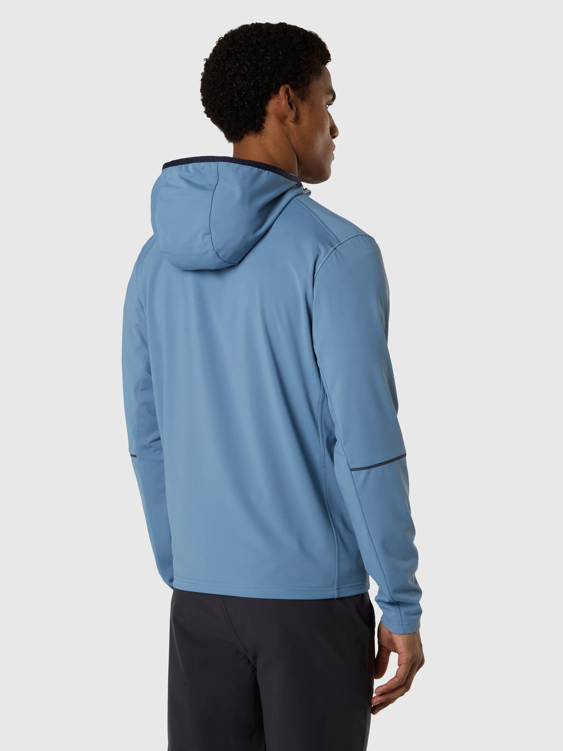 Brushed fleece half-zip hoodie - Image 4