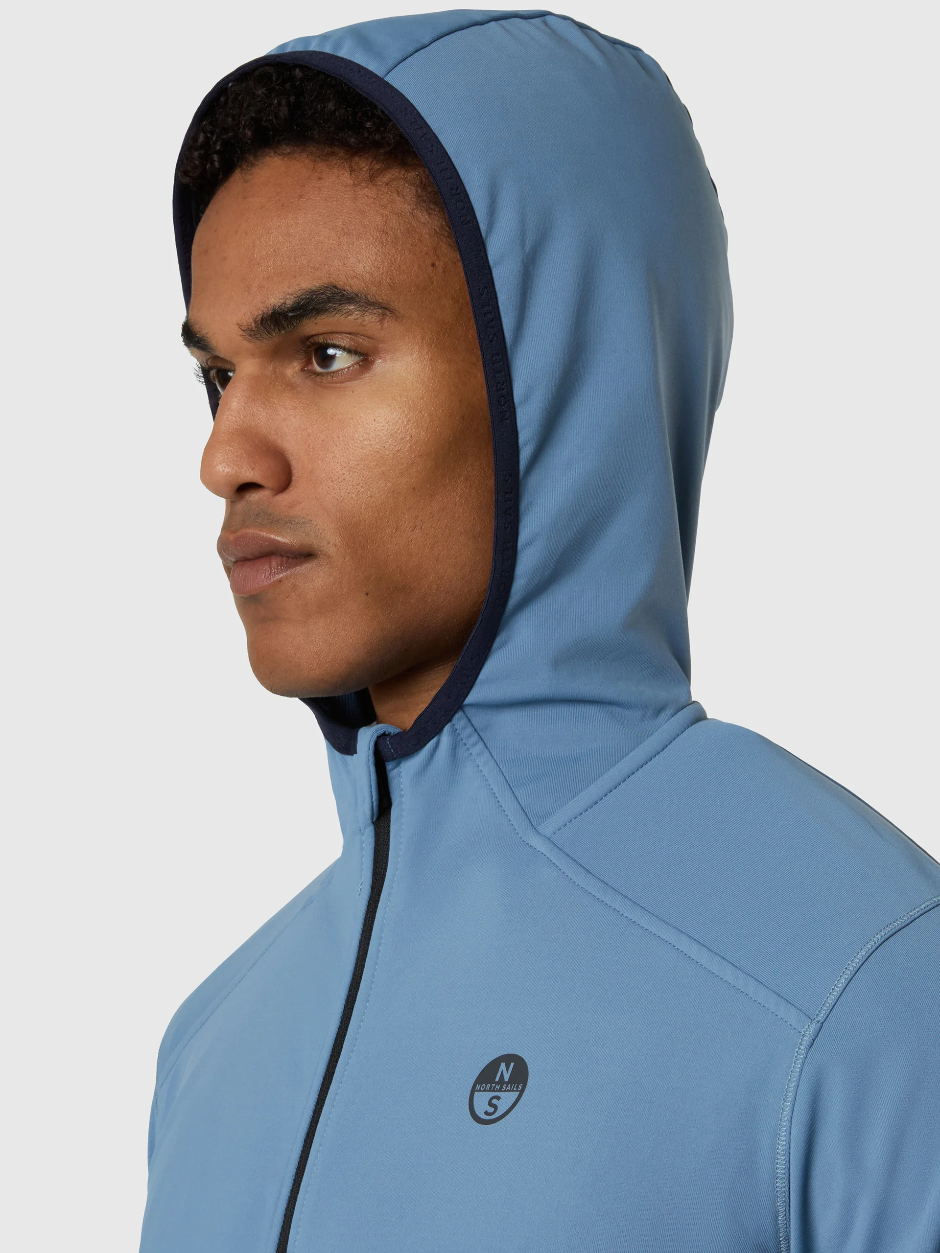 Brushed fleece half-zip hoodie - Image 6