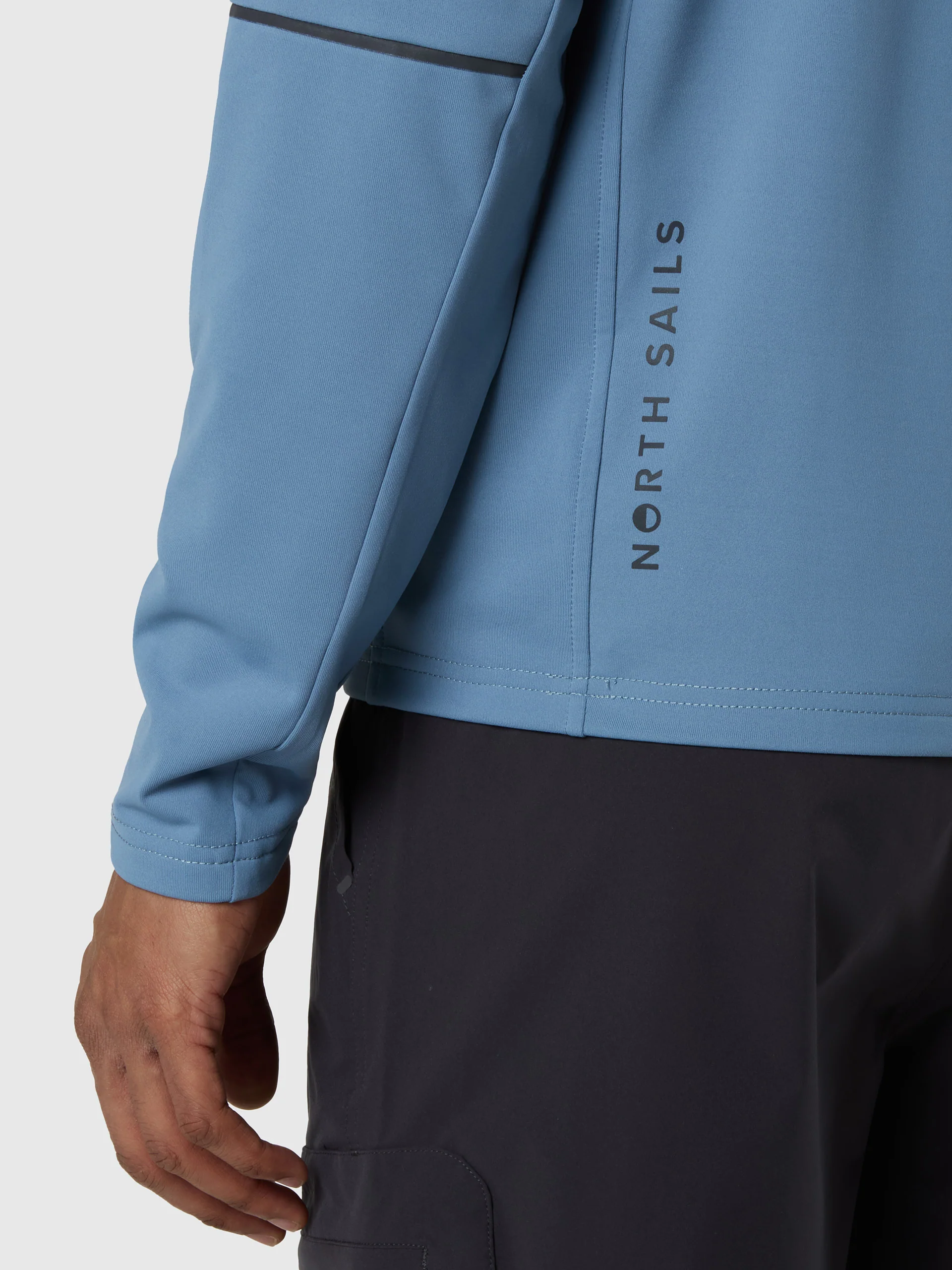 Brushed fleece half-zip hoodie - Image 7