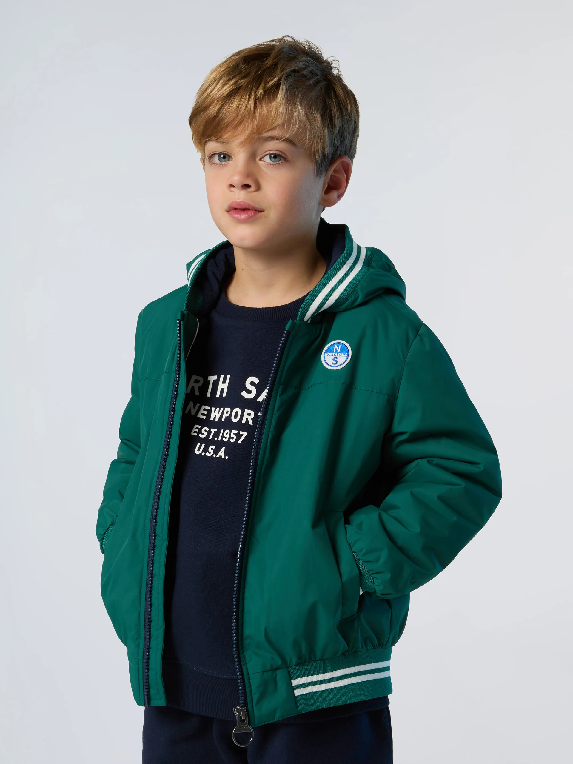 Hooded Sailor Jacket - Image 2