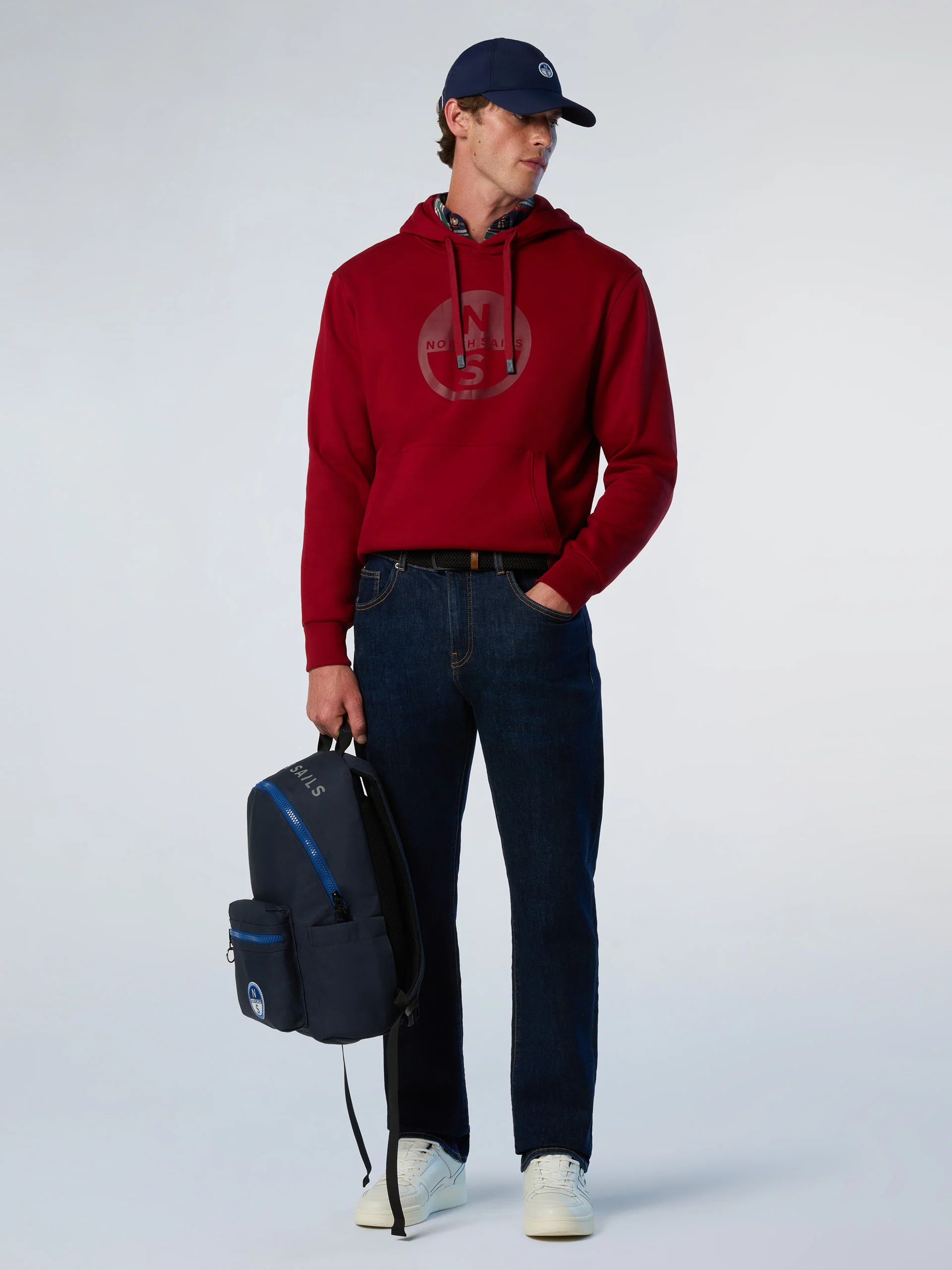Hoodie with maxi logo print - Image 11