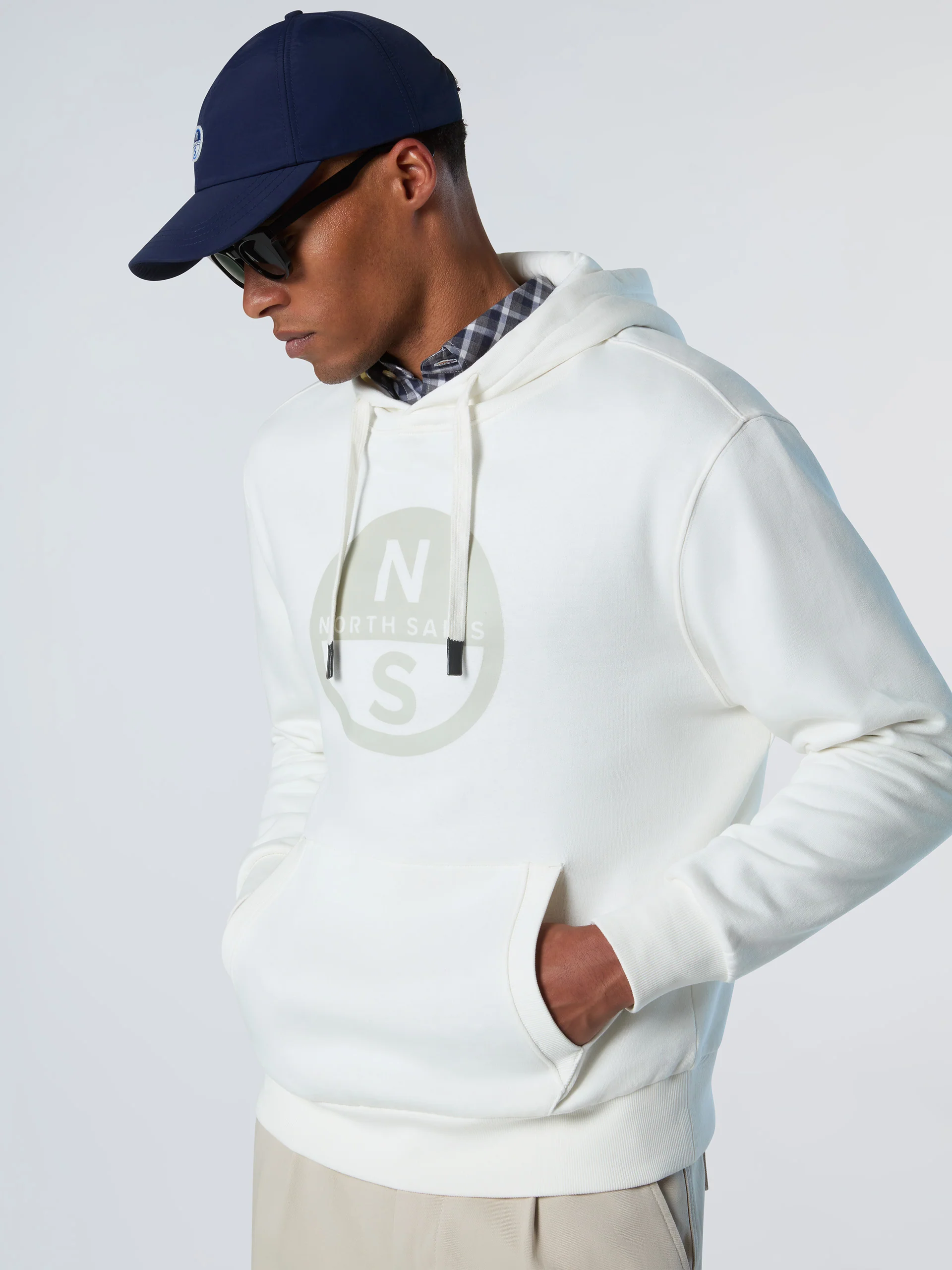 Hoodie with maxi logo print - Image 2