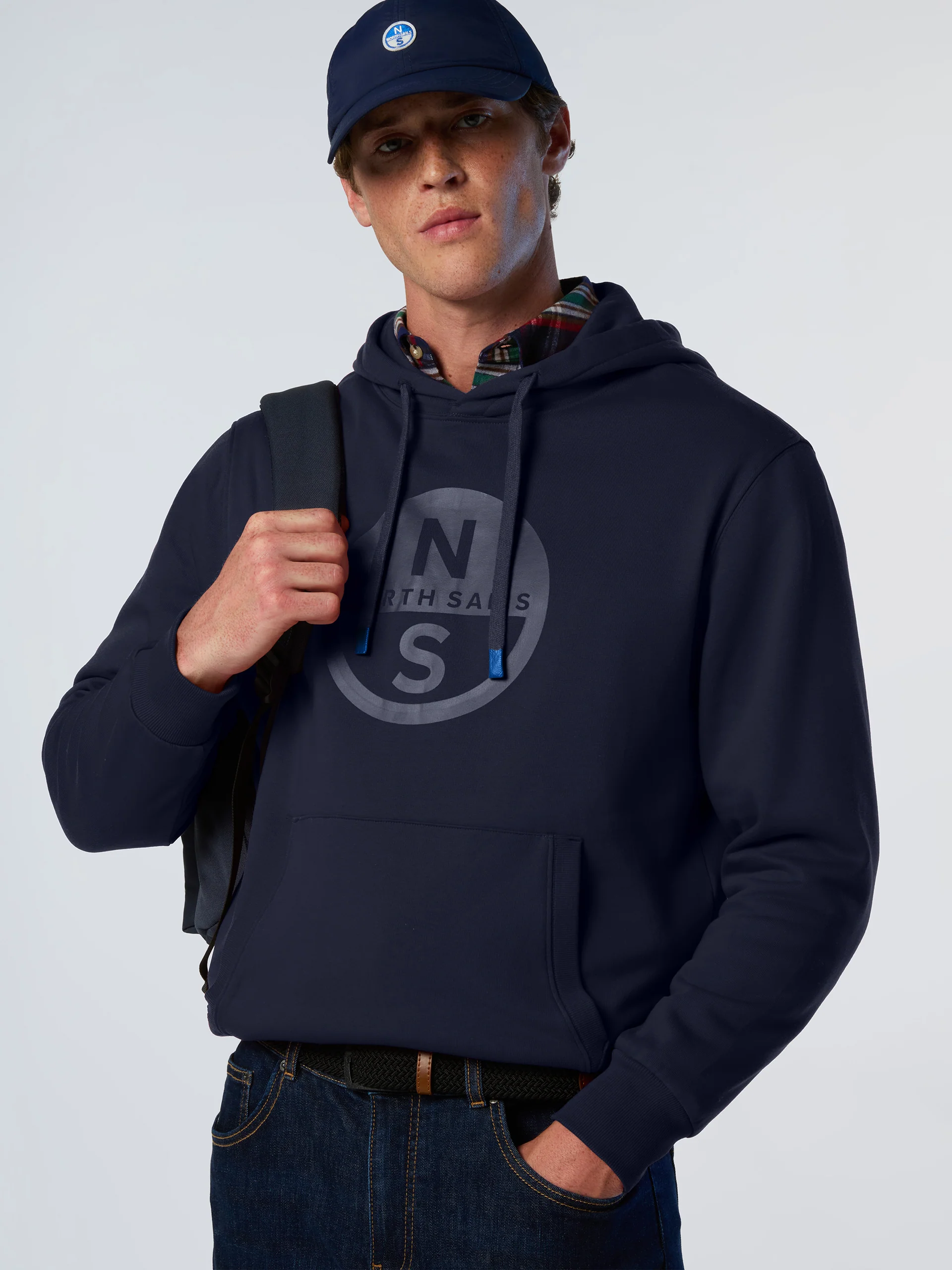 Hoodie with maxi logo print - Image 20