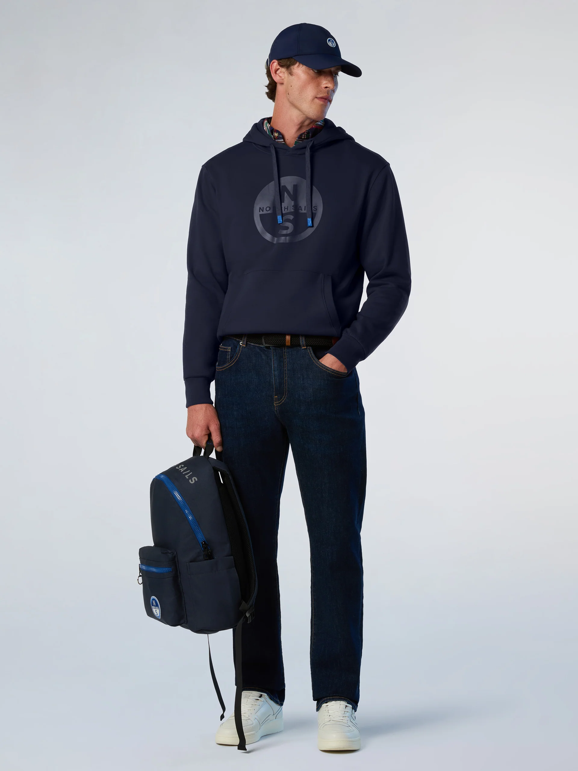Hoodie with maxi logo print - Image 23