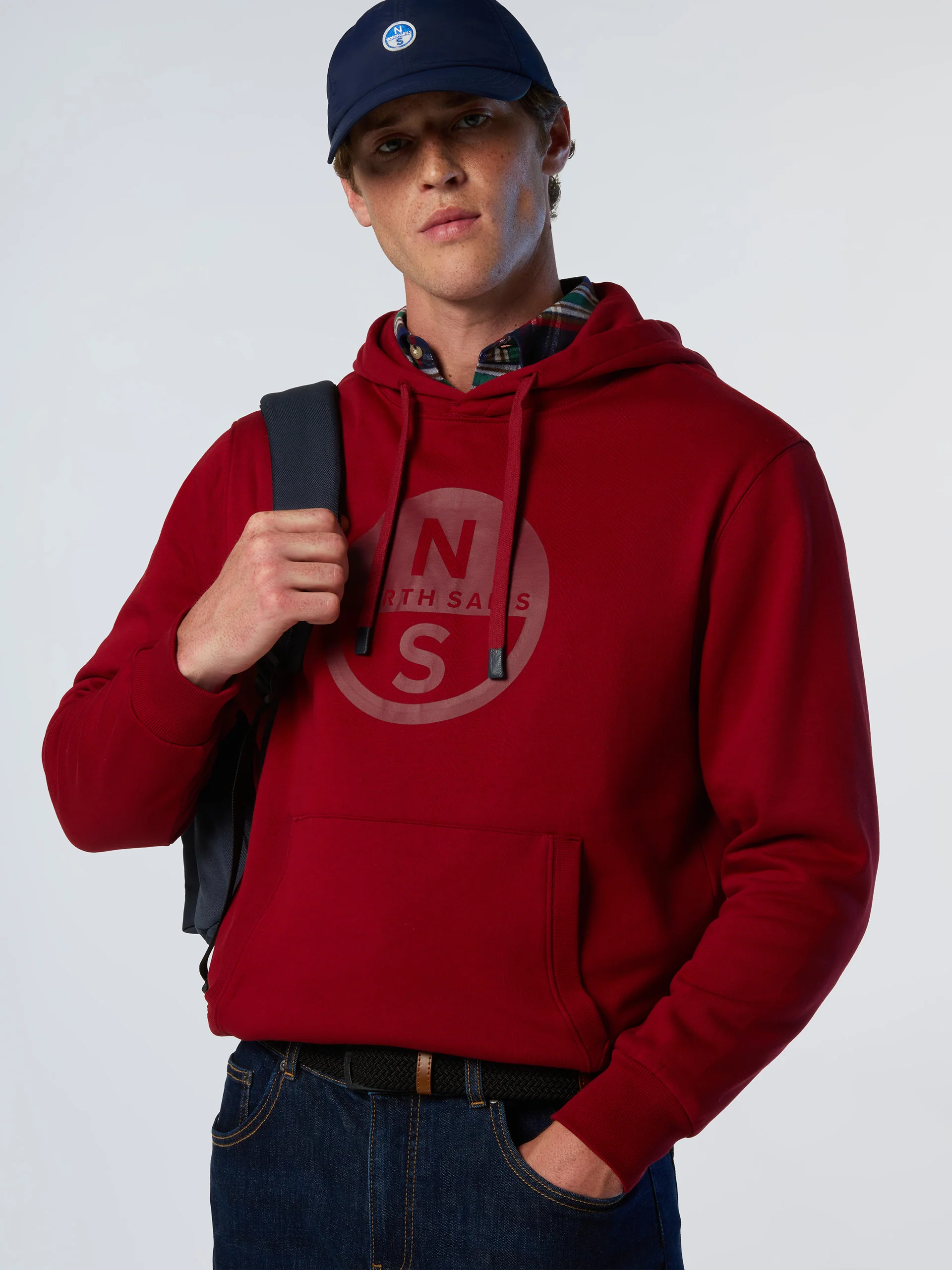 Hoodie with maxi logo print - Image 8