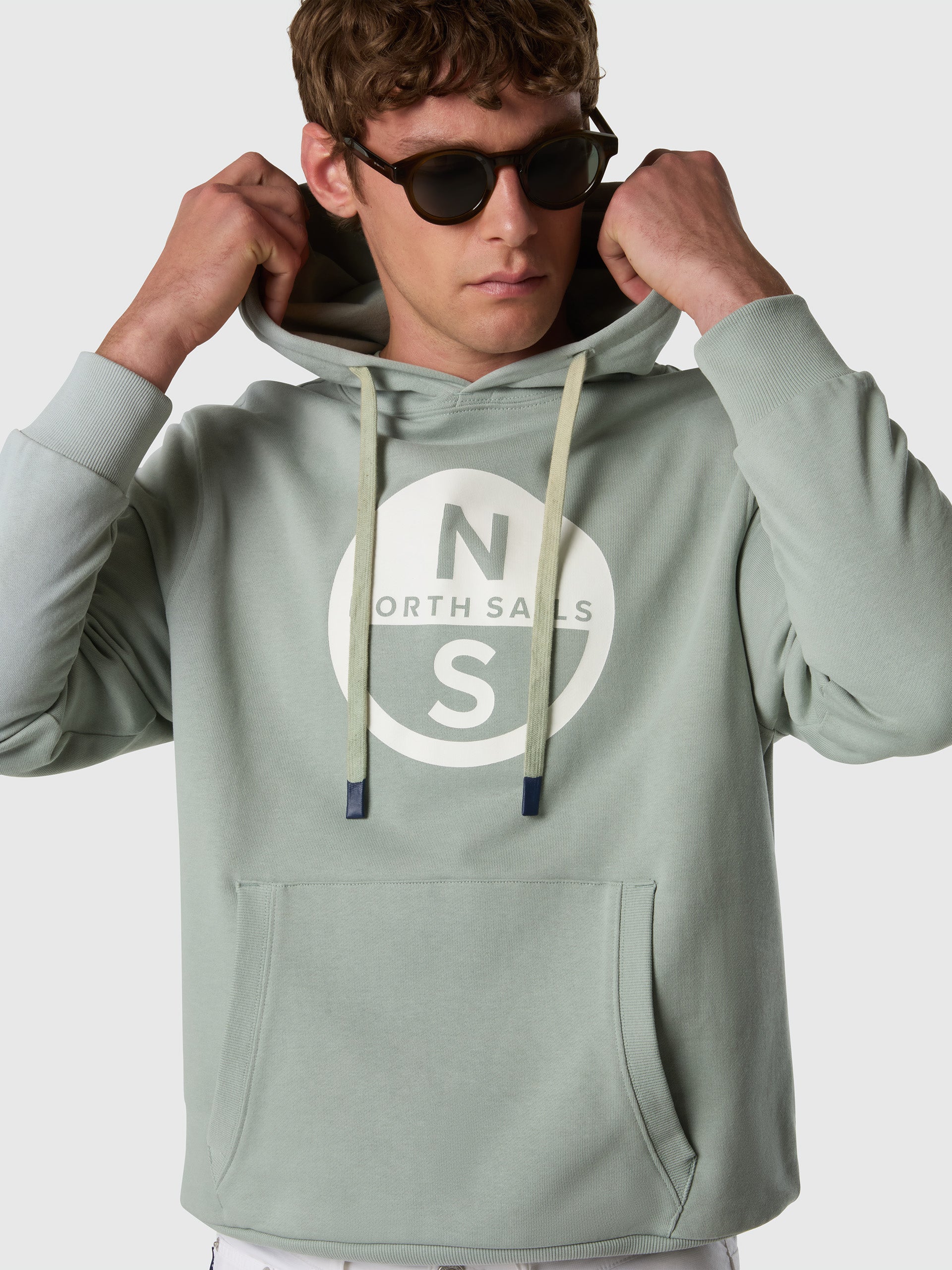 Hoodie with maxi logo print - Image 2