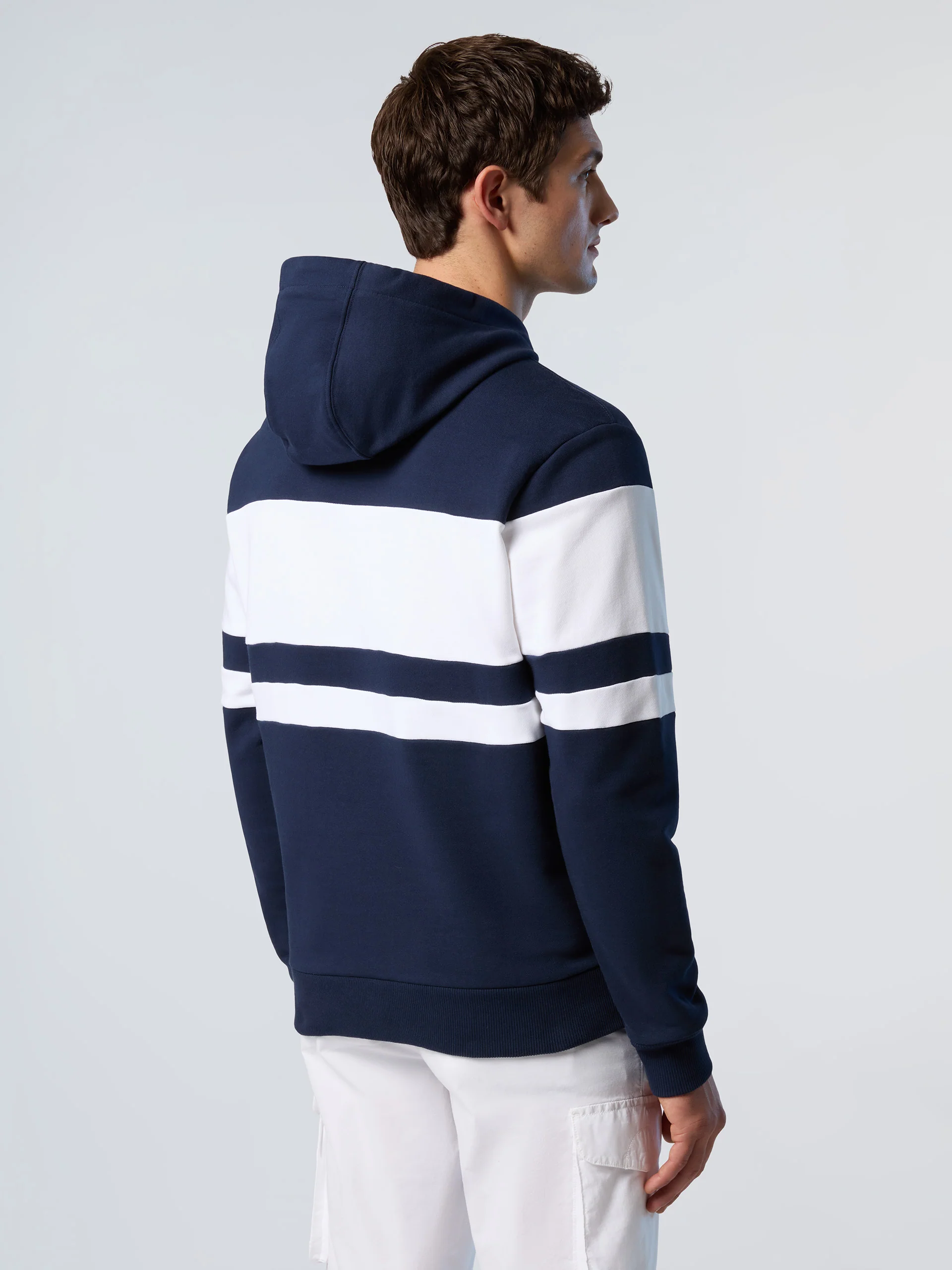 Hoodie with front stripes - Image 11