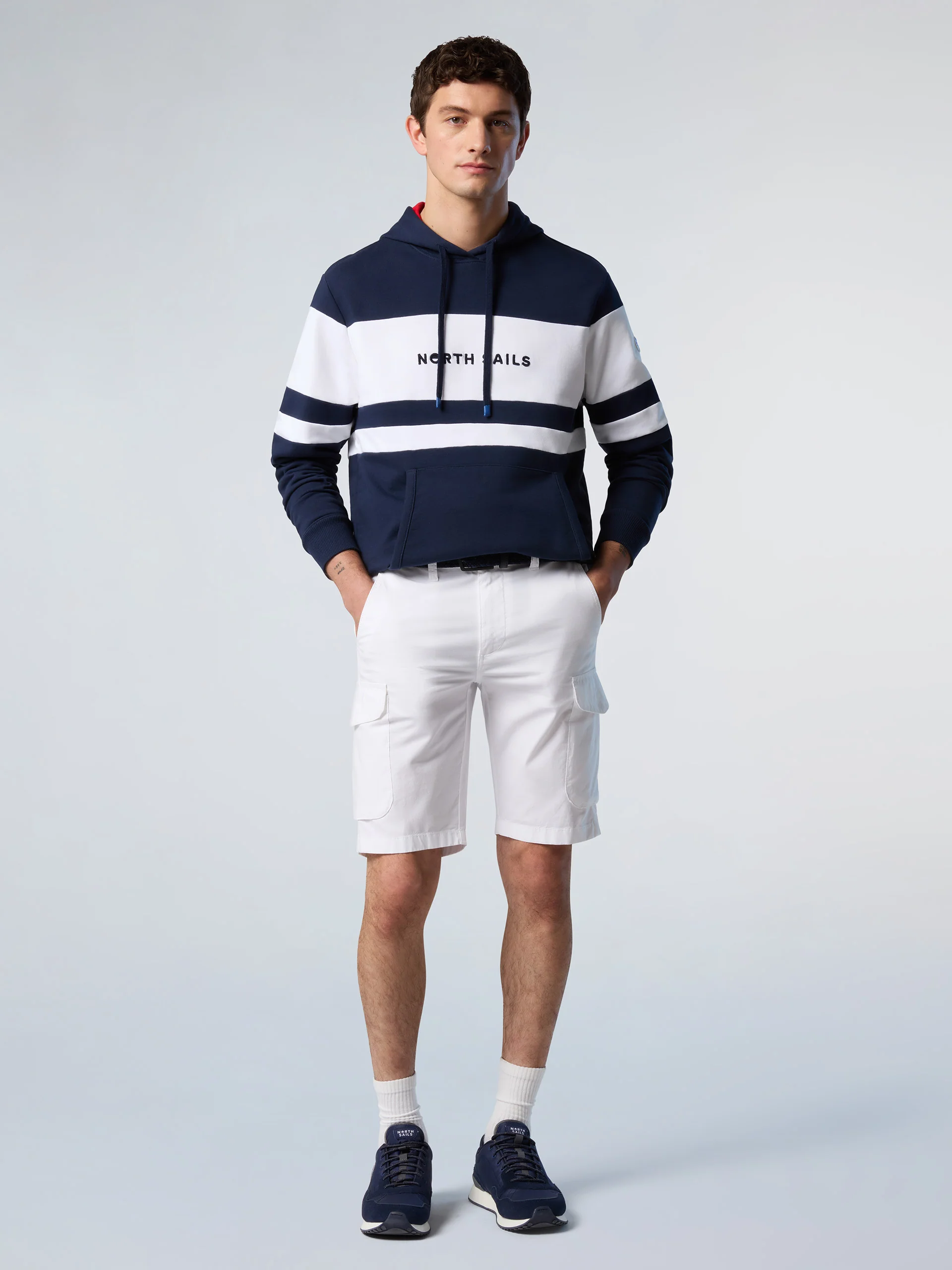 Hoodie with front stripes - Image 12