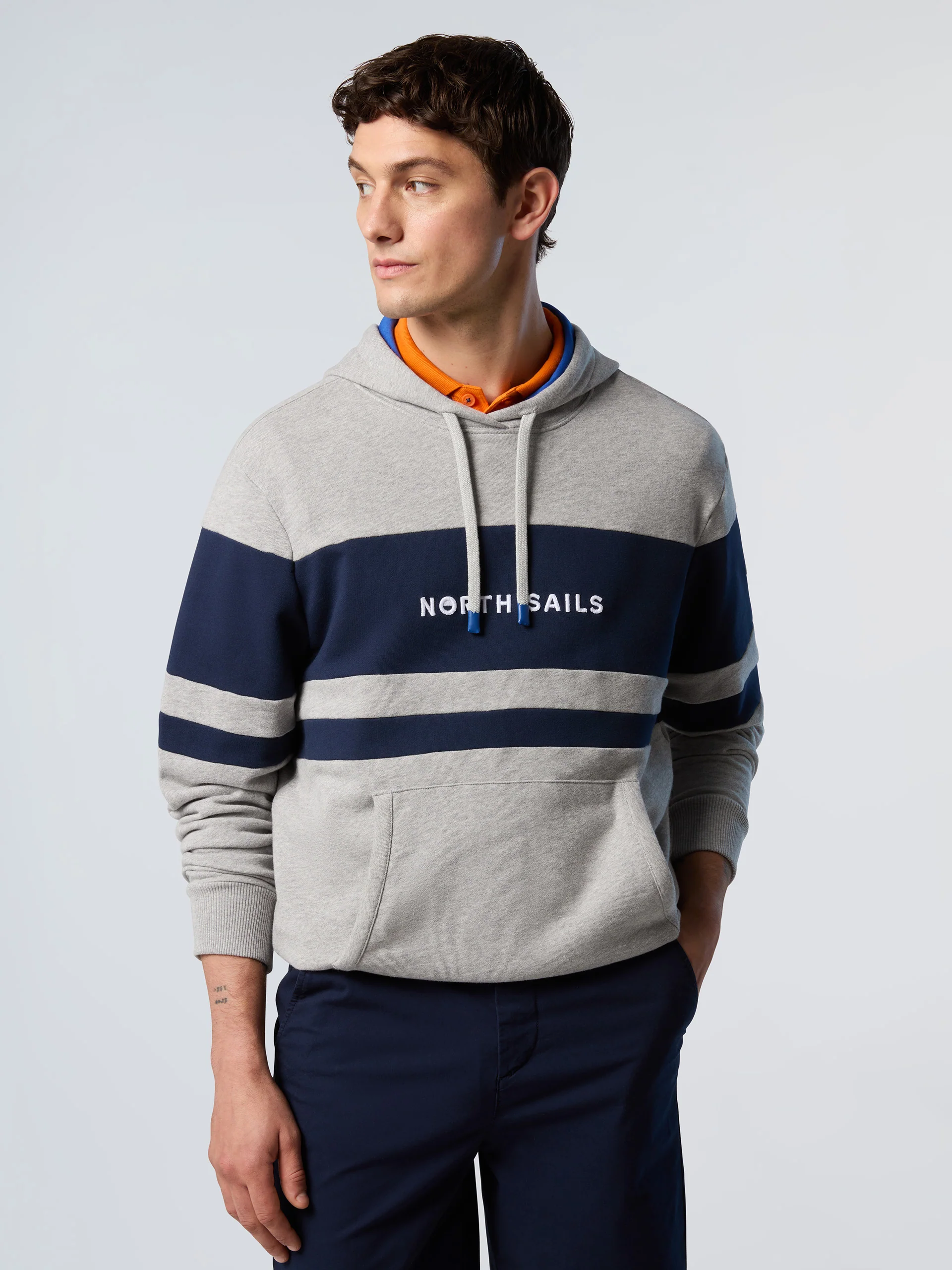 Hoodie with front stripes - Image 16