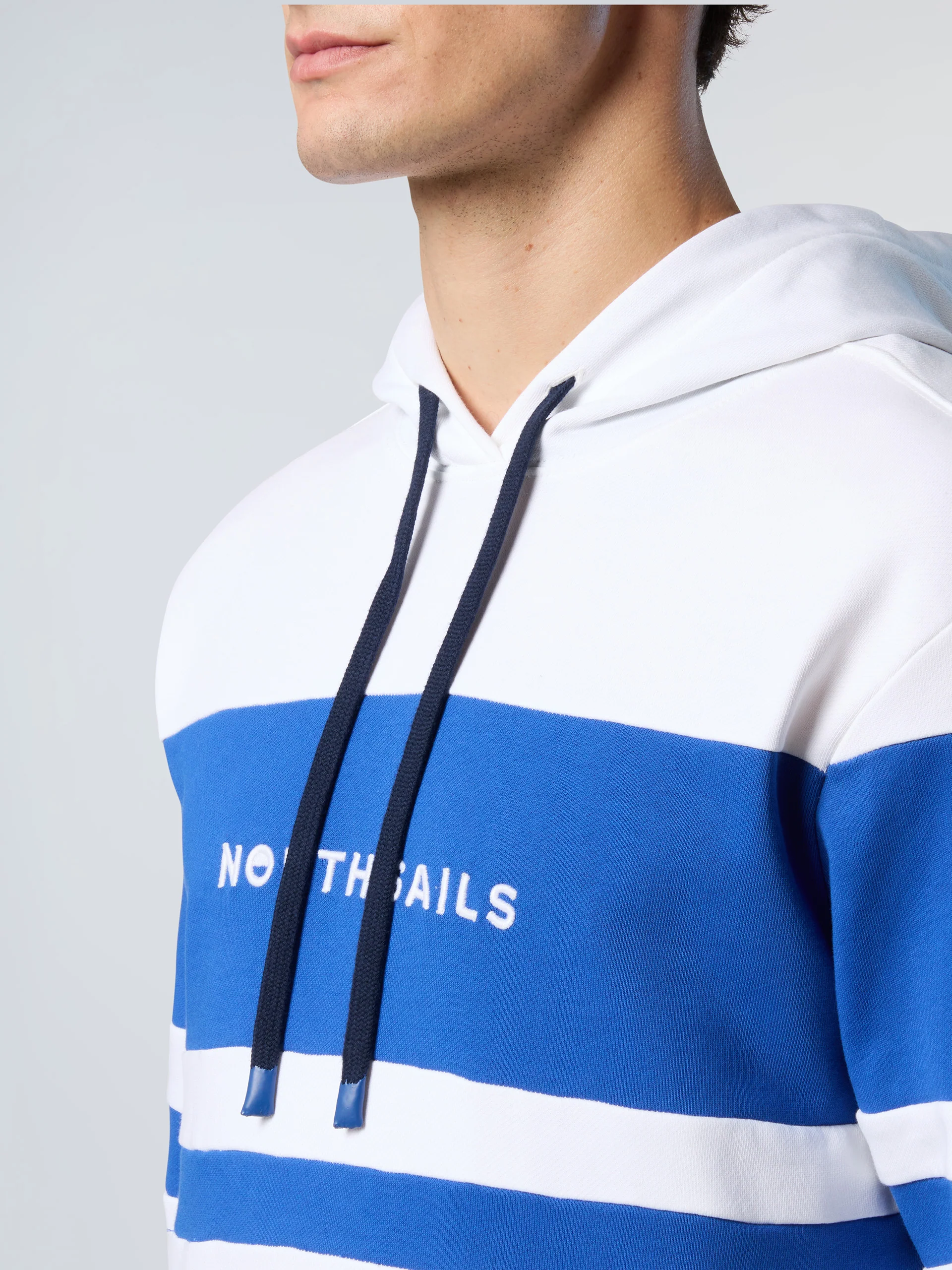 Hoodie with front stripes - Image 6