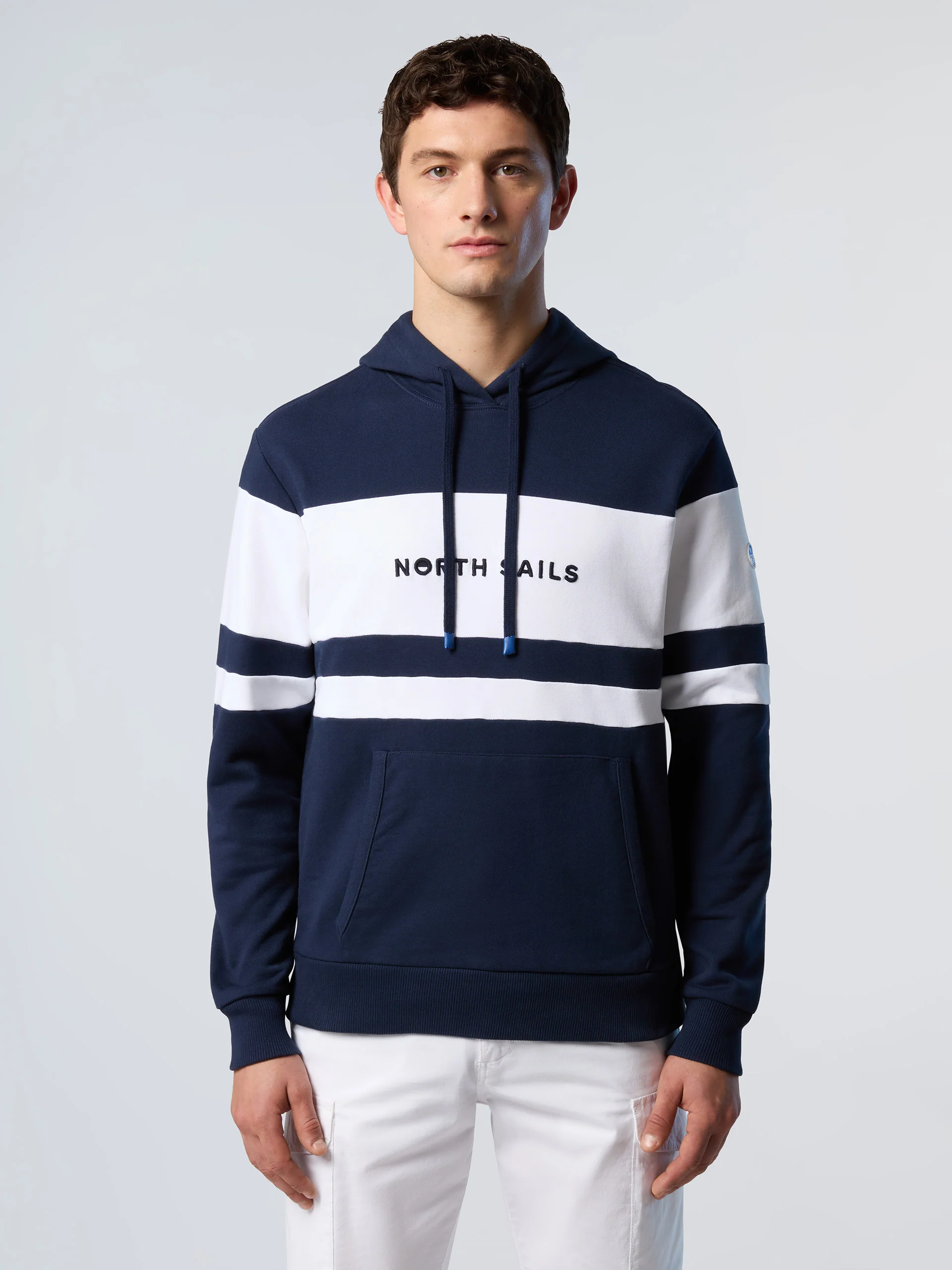 Hoodie with front stripes - Image 8