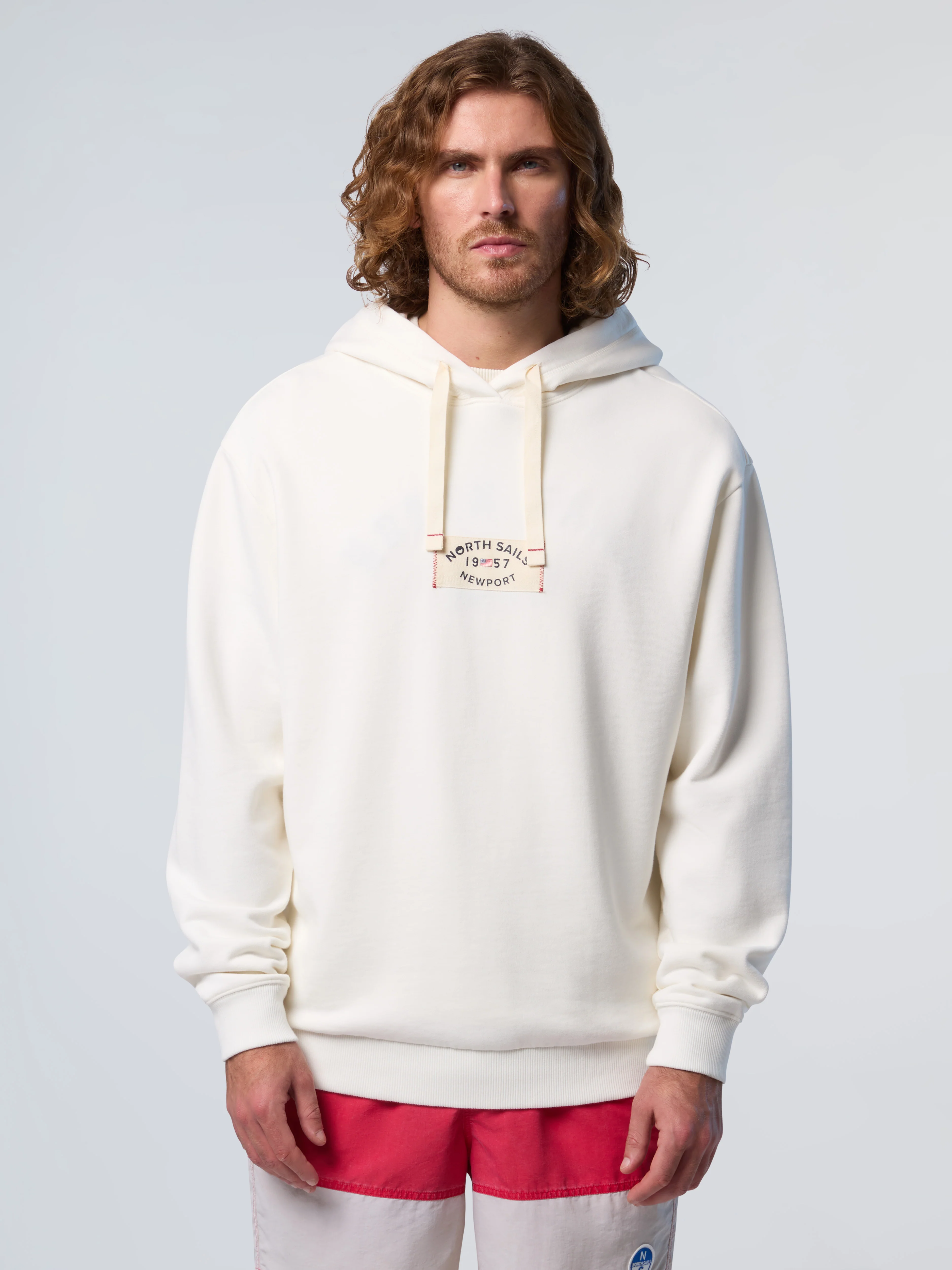 Hoodie with Newport patch