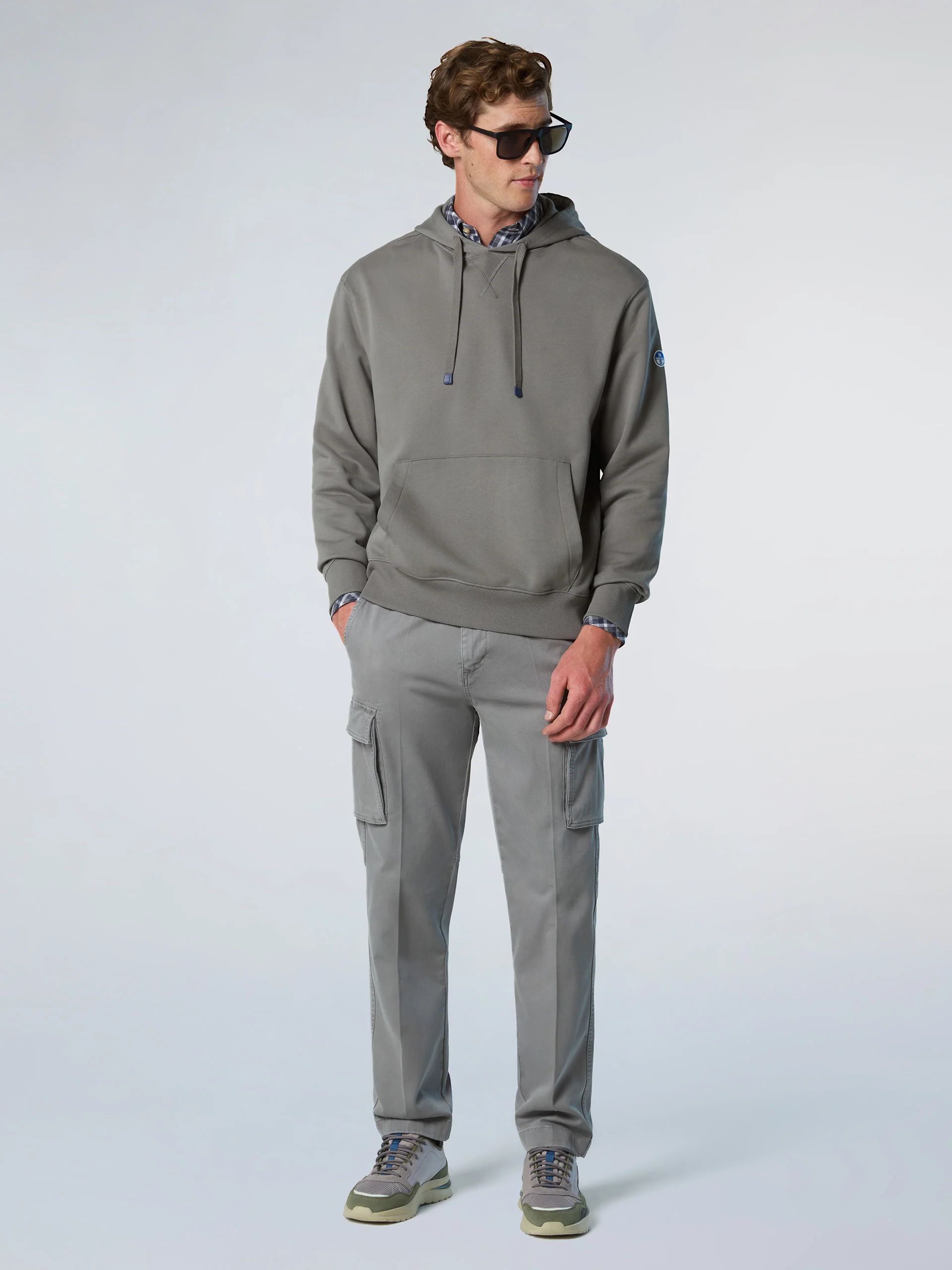 Hoodie with side ribbing - Image 11