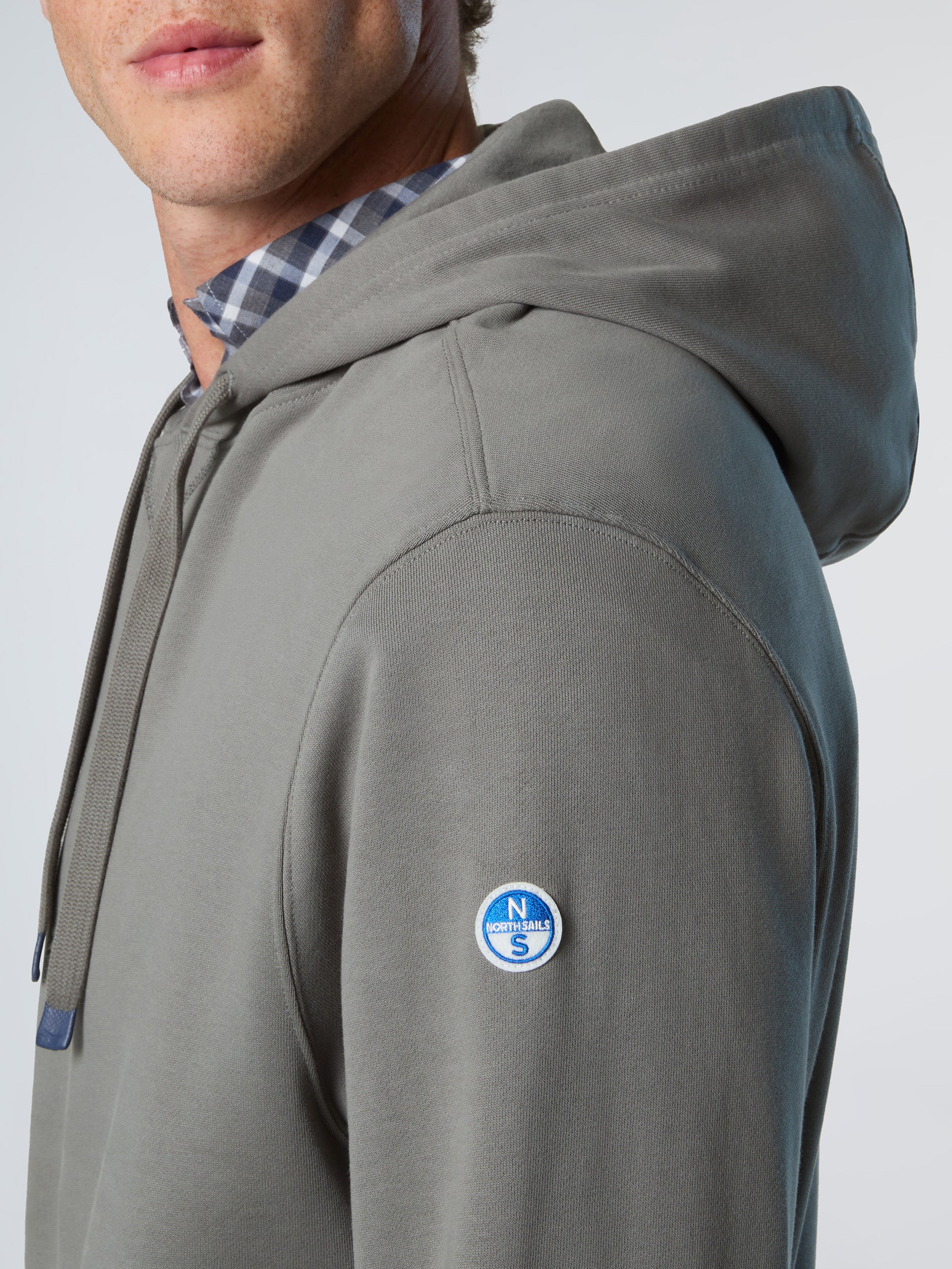 Hoodie with side ribbing - Image 12