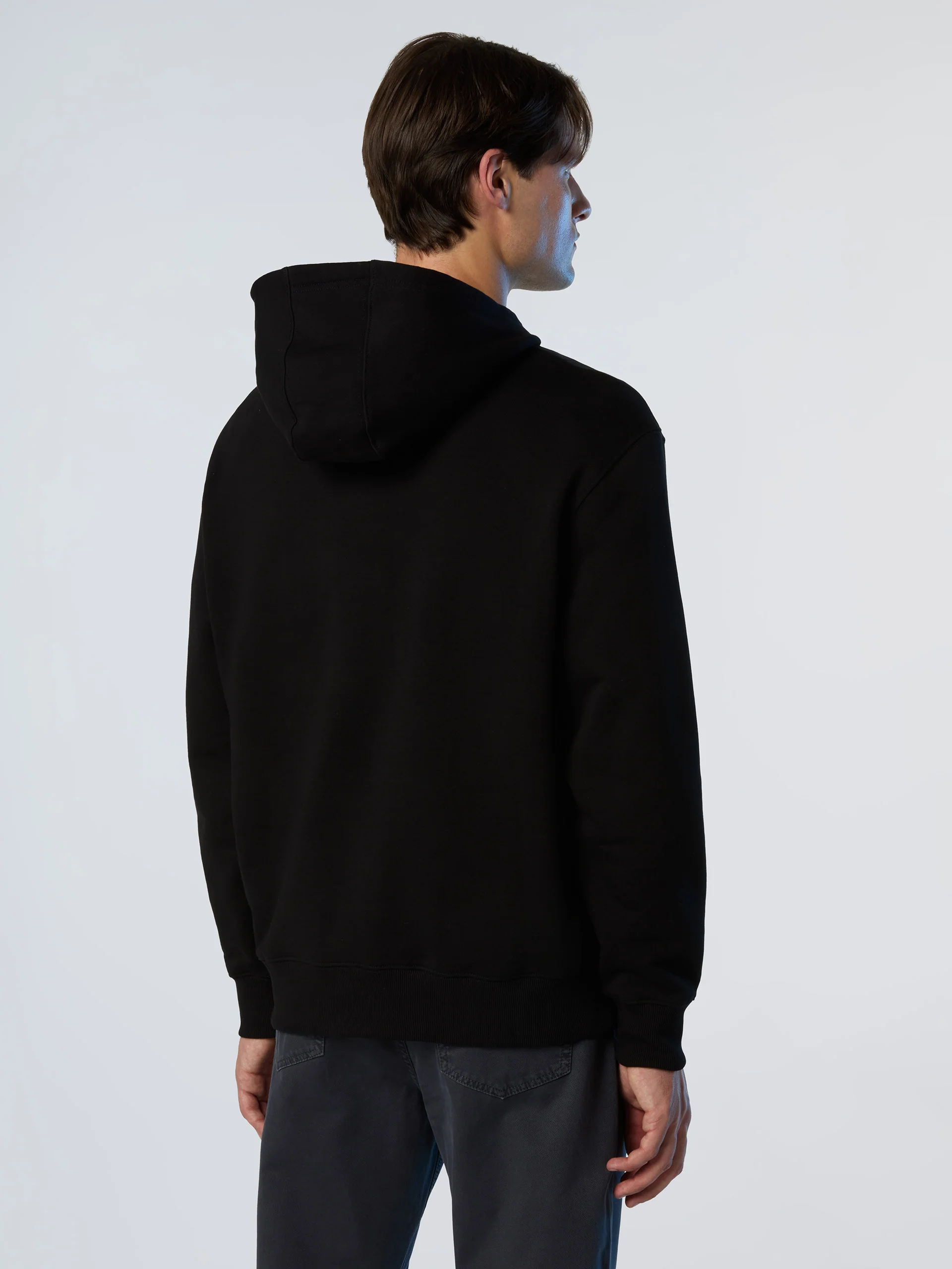 Hoodie with side ribbing - Image 16