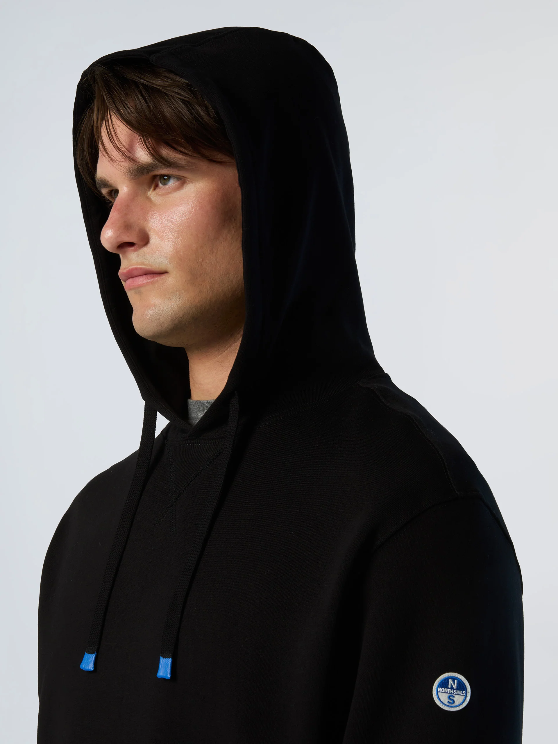 Hoodie with side ribbing - Image 18
