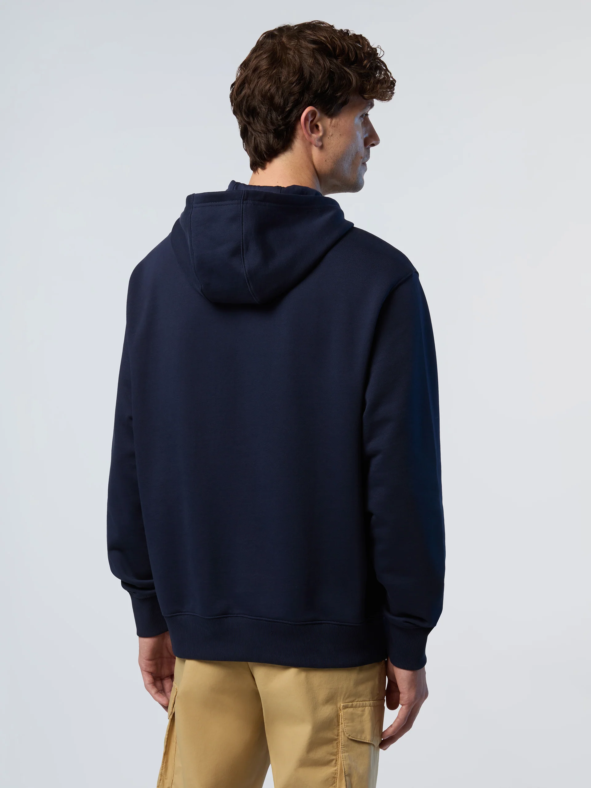 Hoodie with side ribbing - Image 4