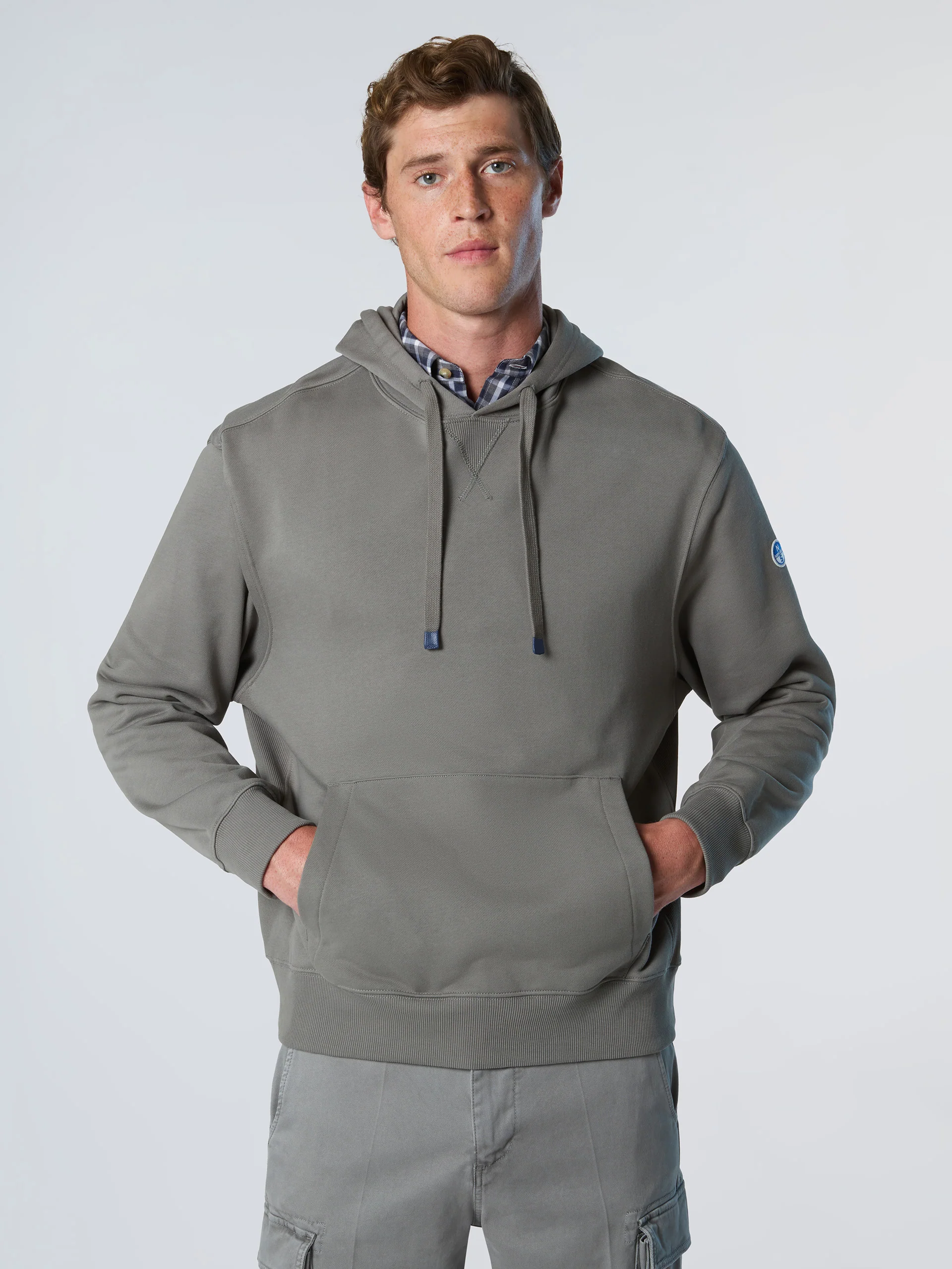 Hoodie with side ribbing - Image 7