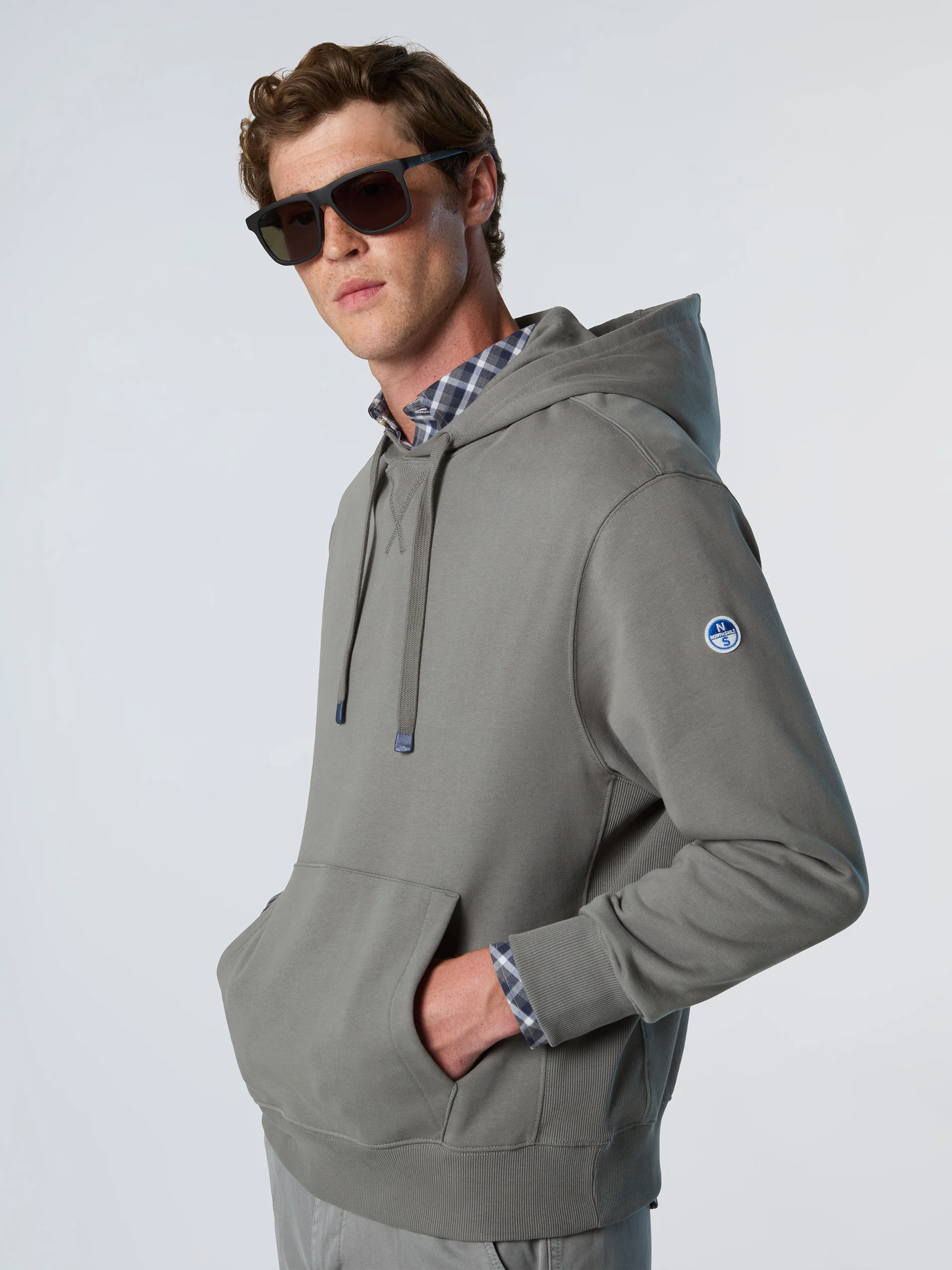 Hoodie with side ribbing - Image 8