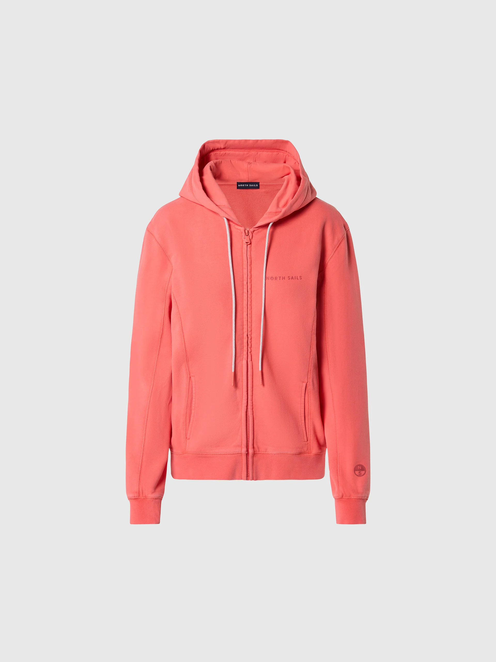 Zip hoodie with North Sails print - Image 10
