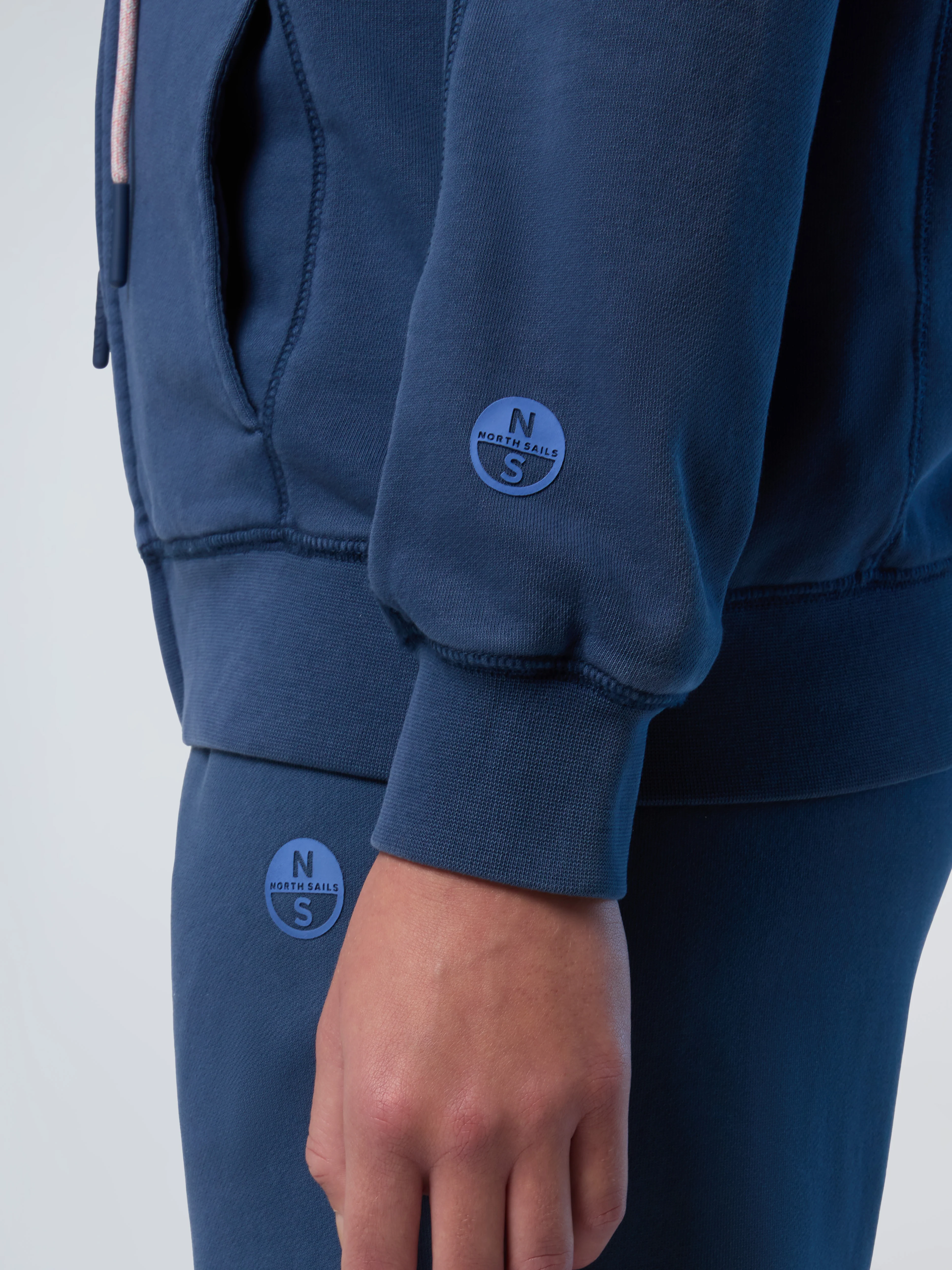 Zip hoodie with North Sails print - Image 21