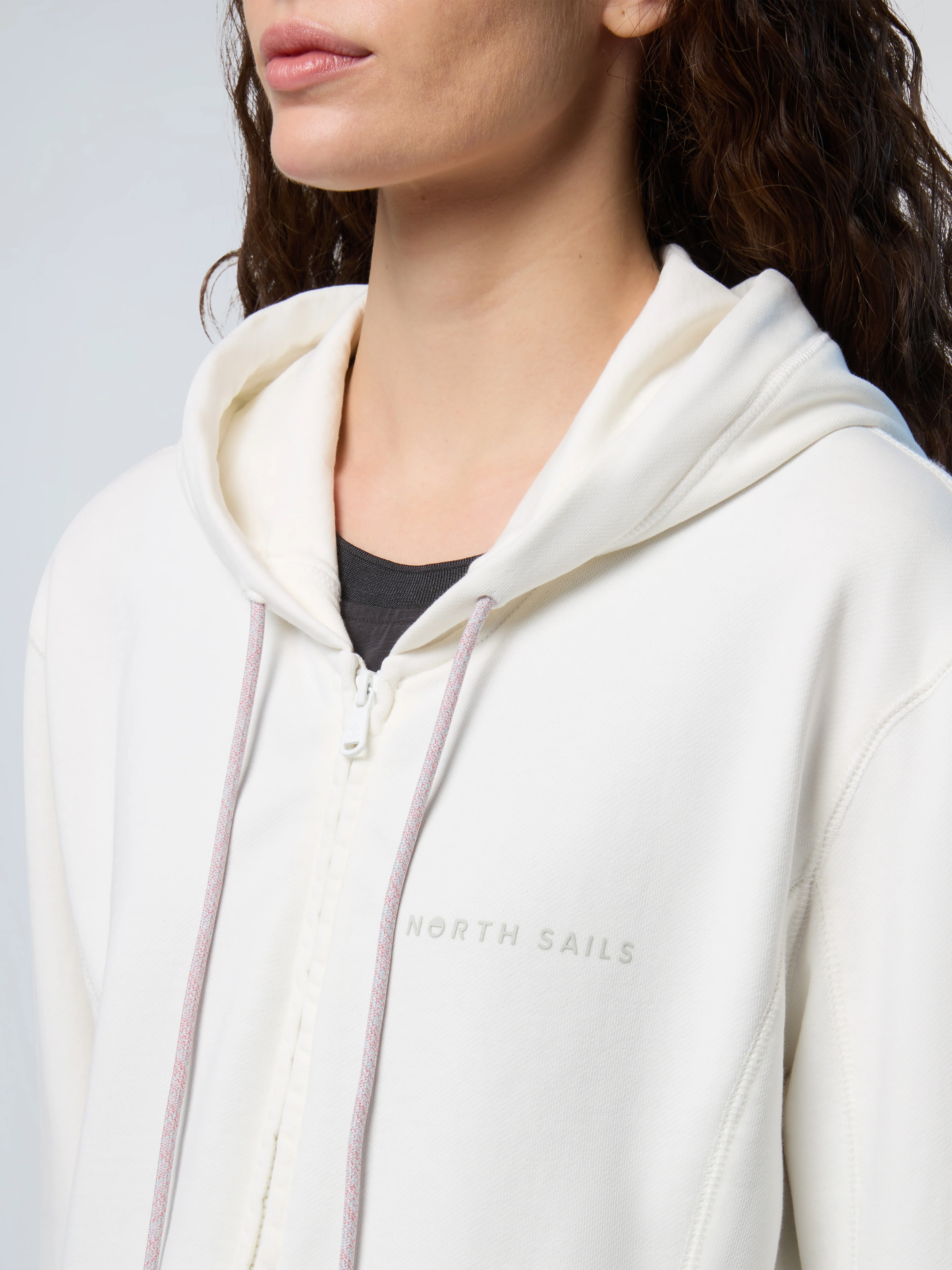 Zip hoodie with North Sails print - Image 6