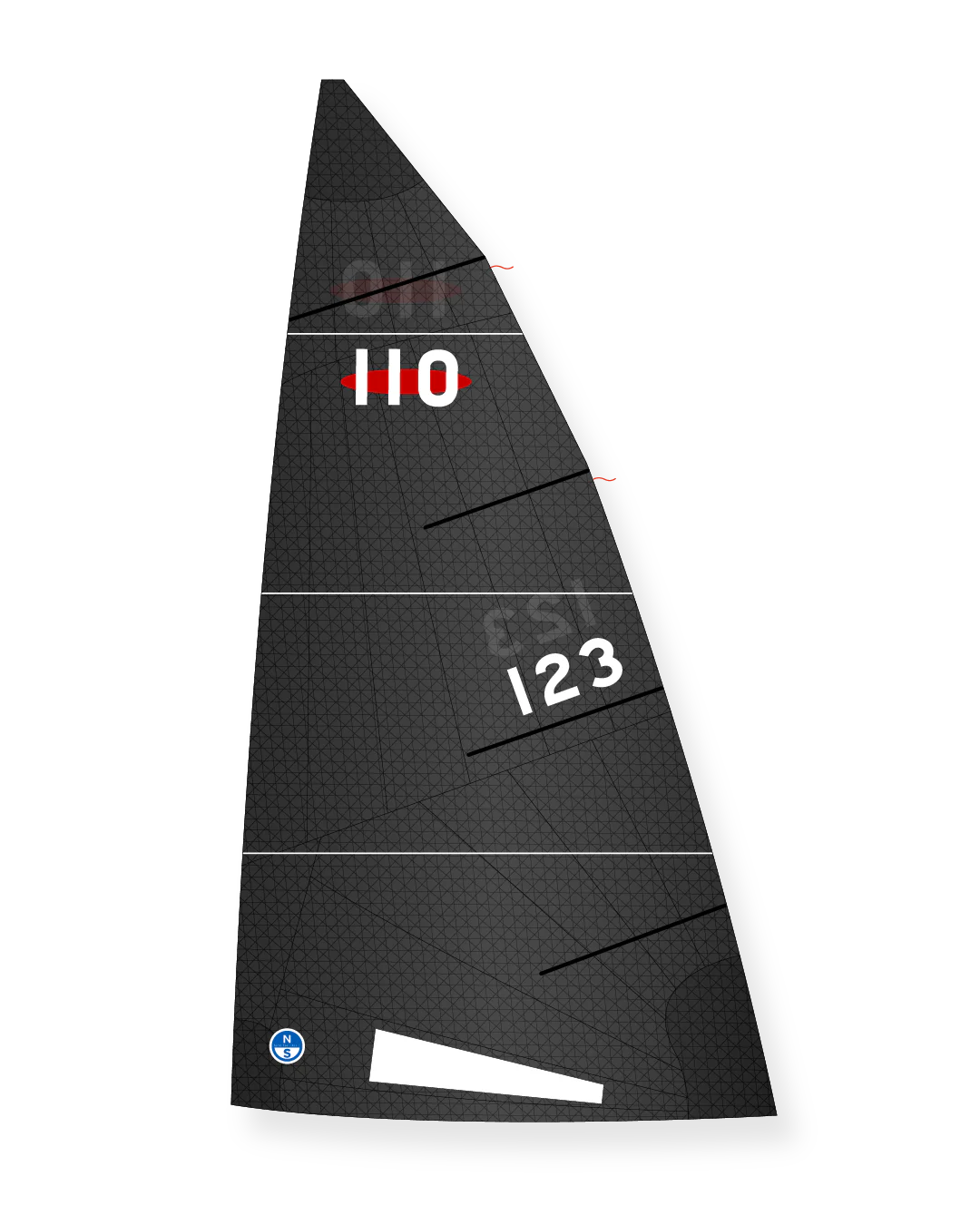 INTERNATIONAL 110  M5 RADIAL MAINSAIL