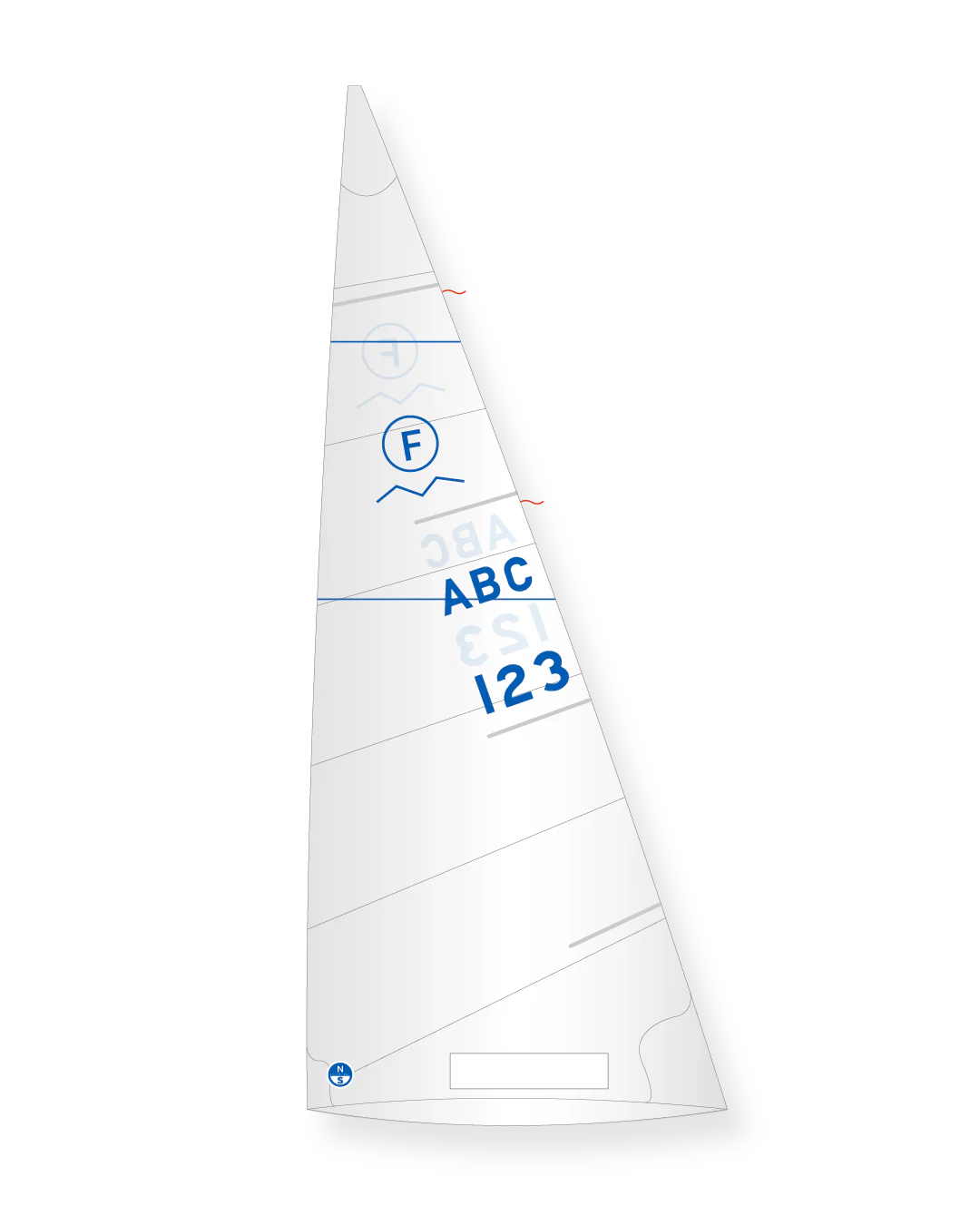 INTERNATIONAL FOLKBOAT F-59 MAINSAIL