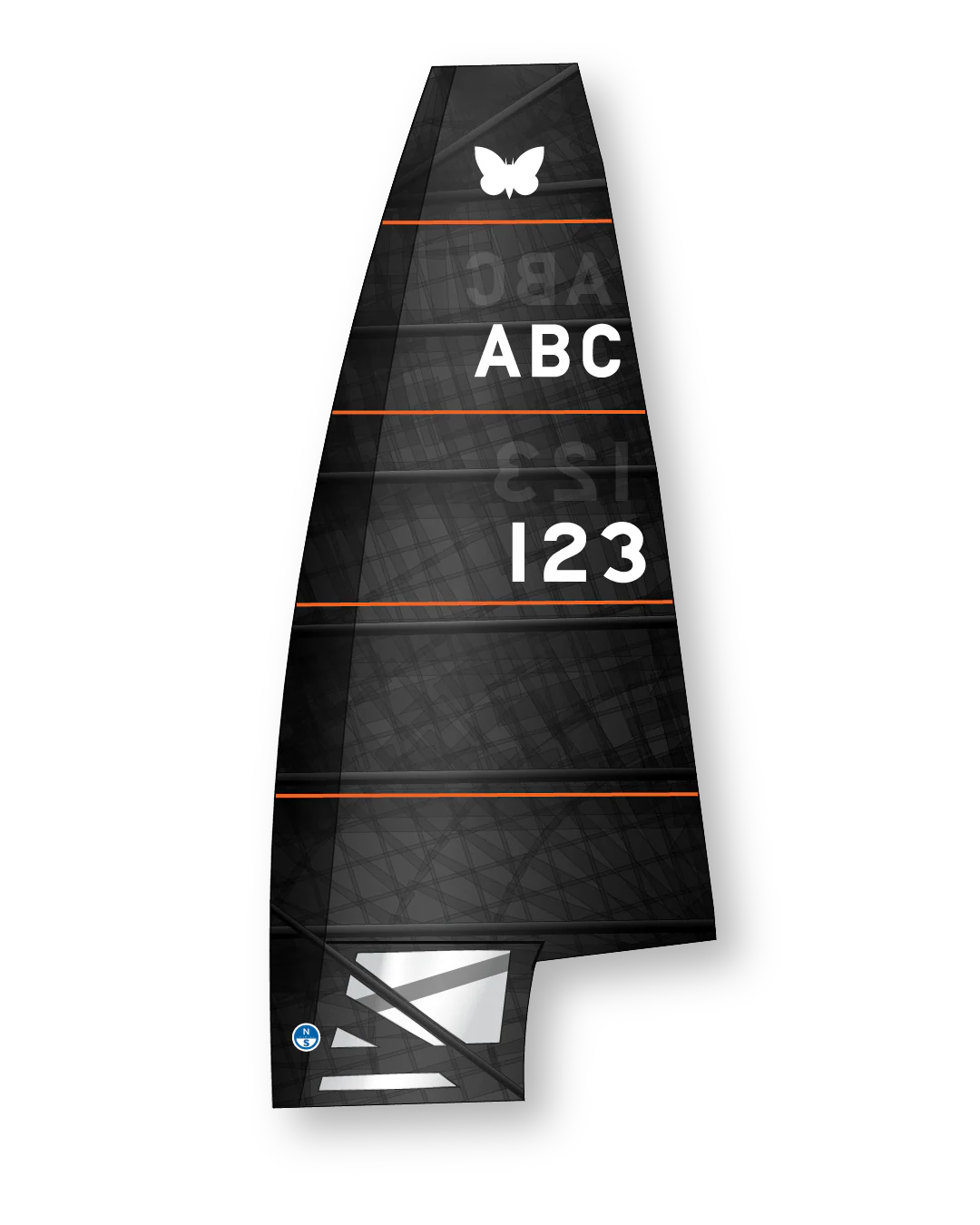 INTERNATIONAL MOTH ORANGE MAINSAIL