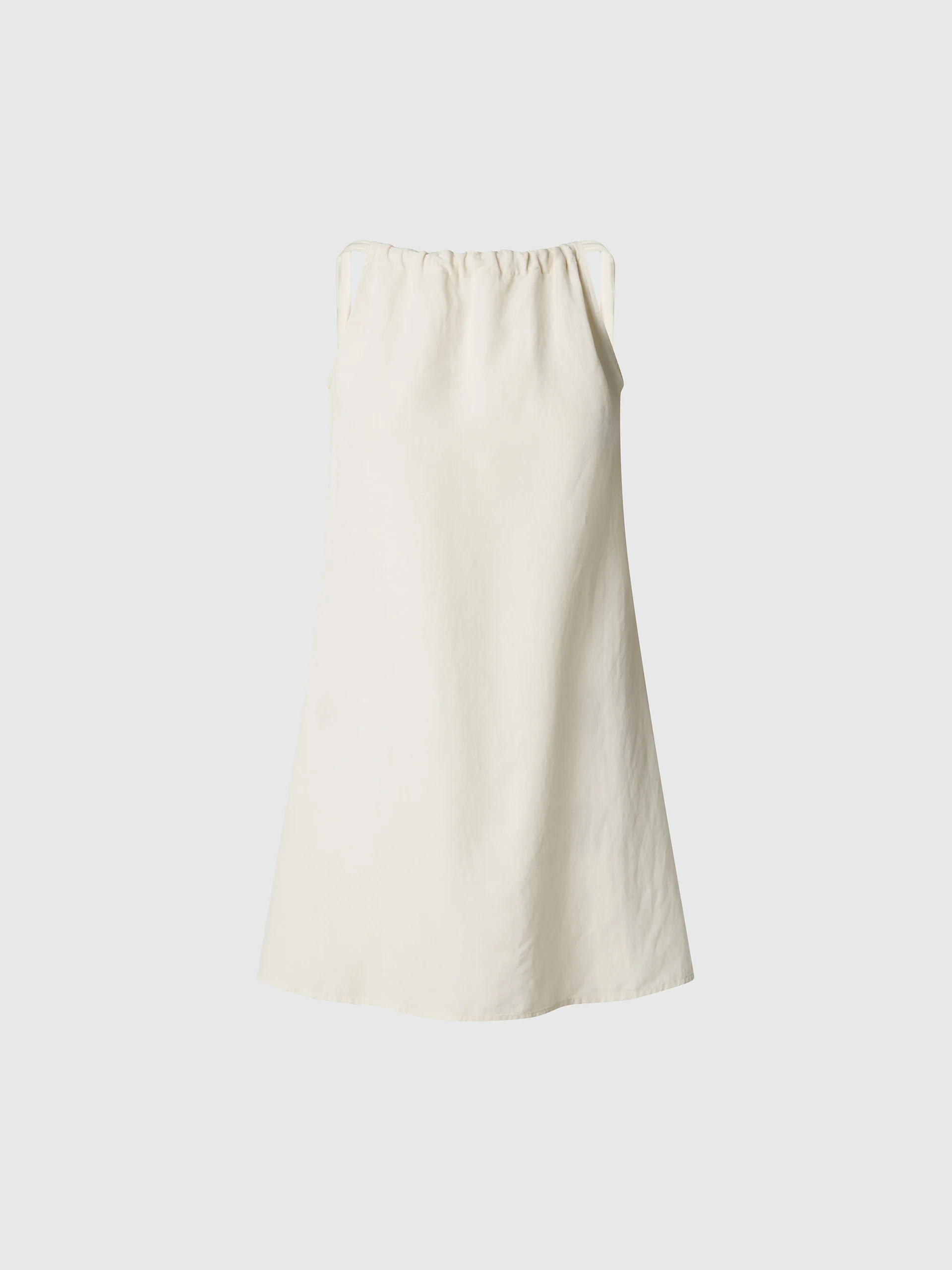 Gathered drawstring neckline dress - Image 3