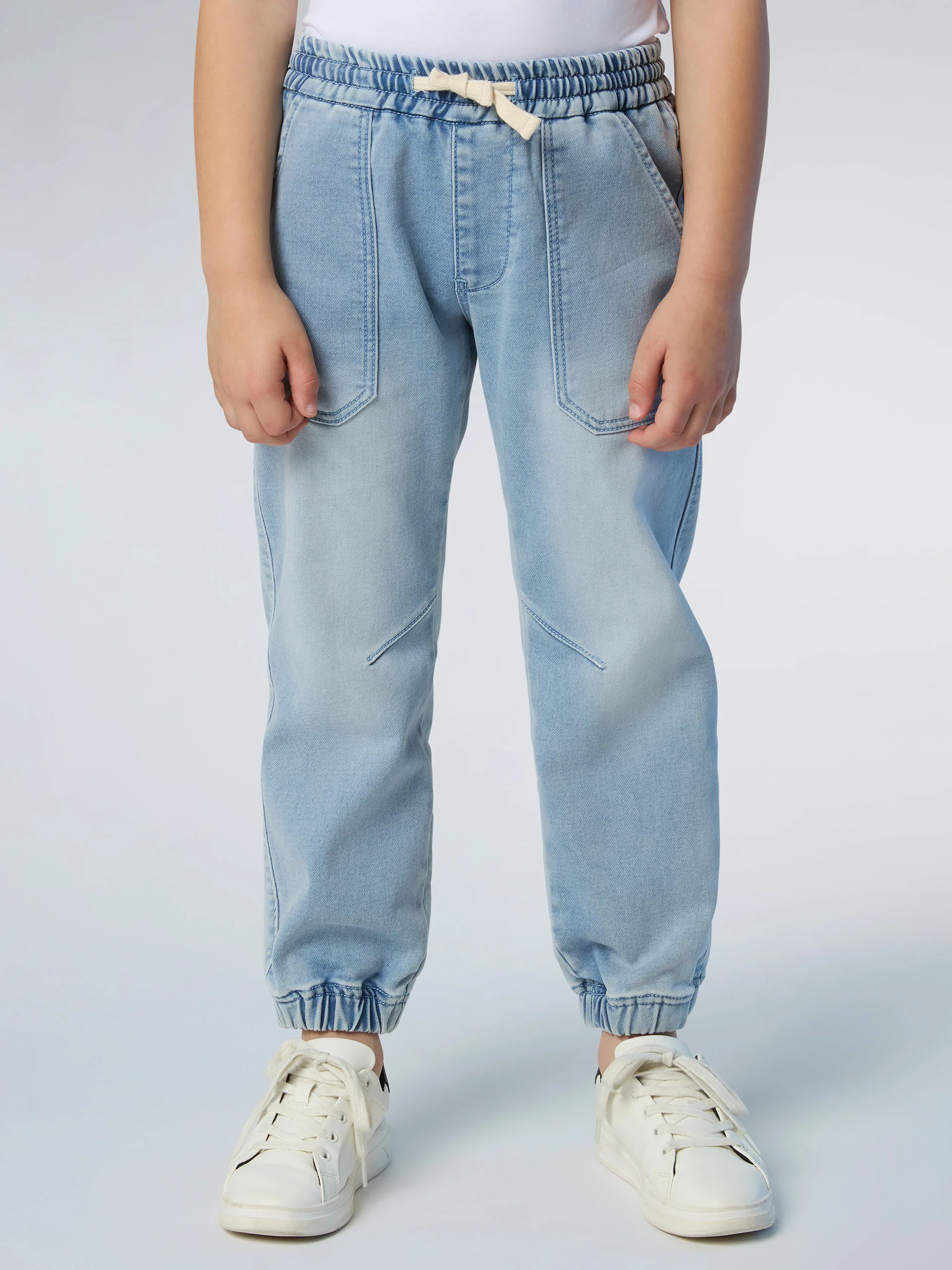 Denim-look sweatpants