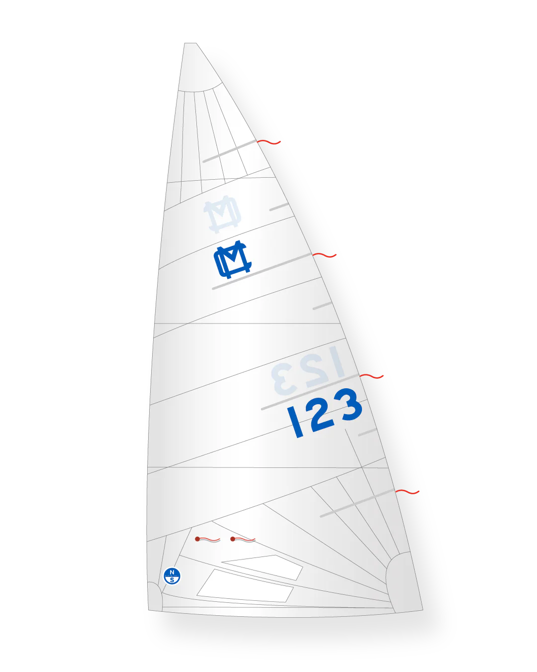MC SCOW ROCKET MAINSAIL