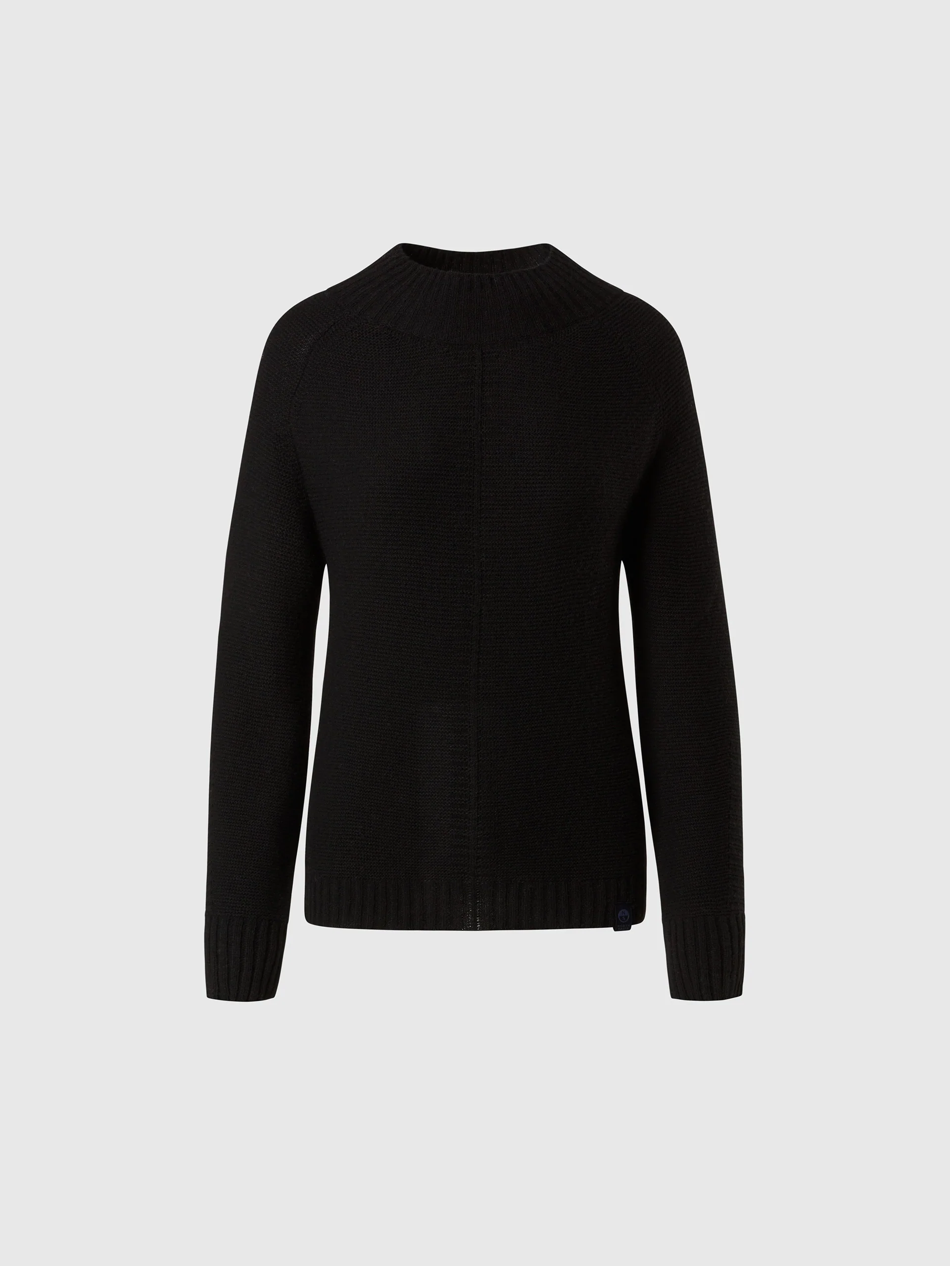 Mock-neck saddle shoulder sweater - Image 15