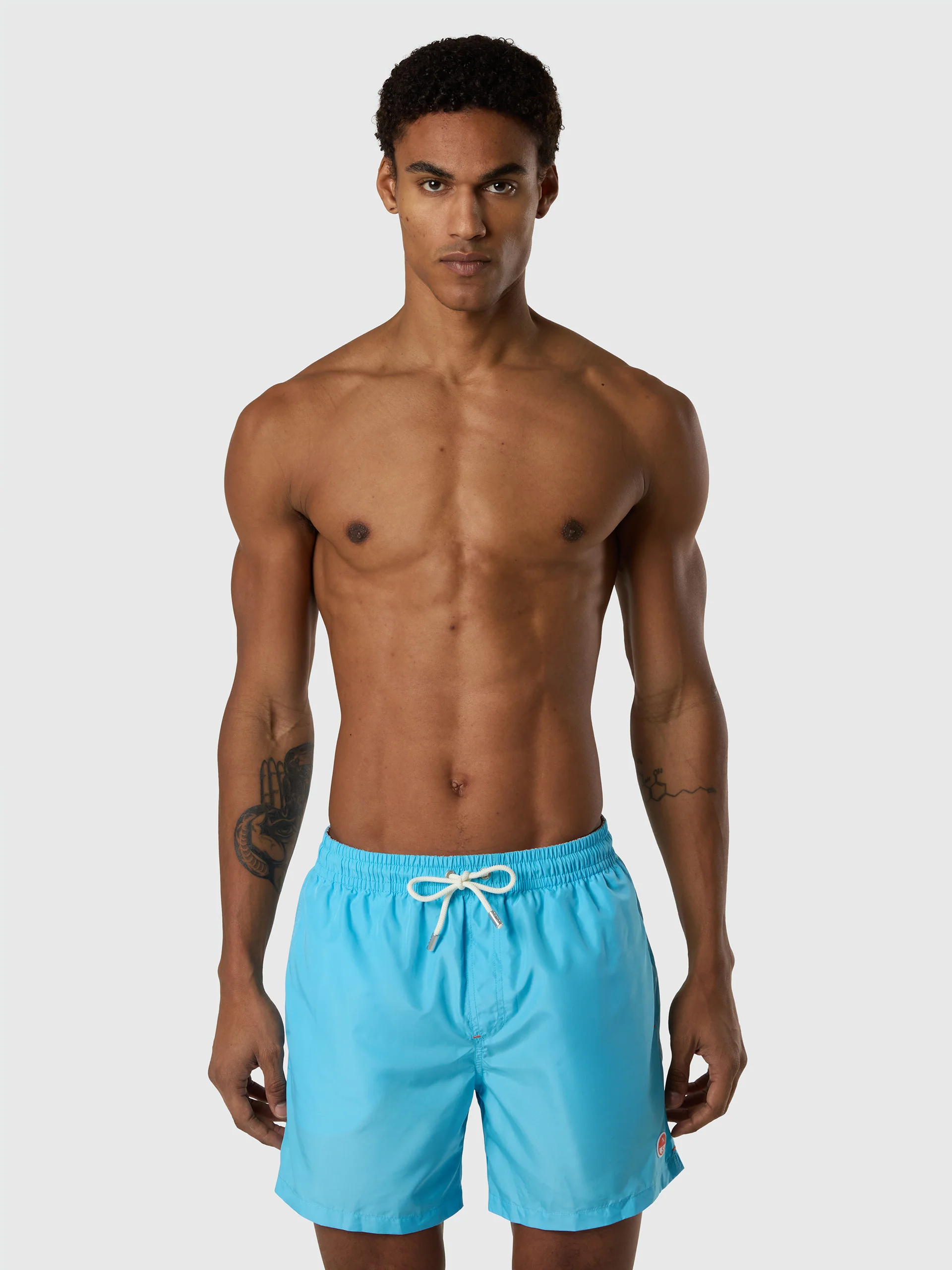 Packable peachskin swim shorts - Image 15