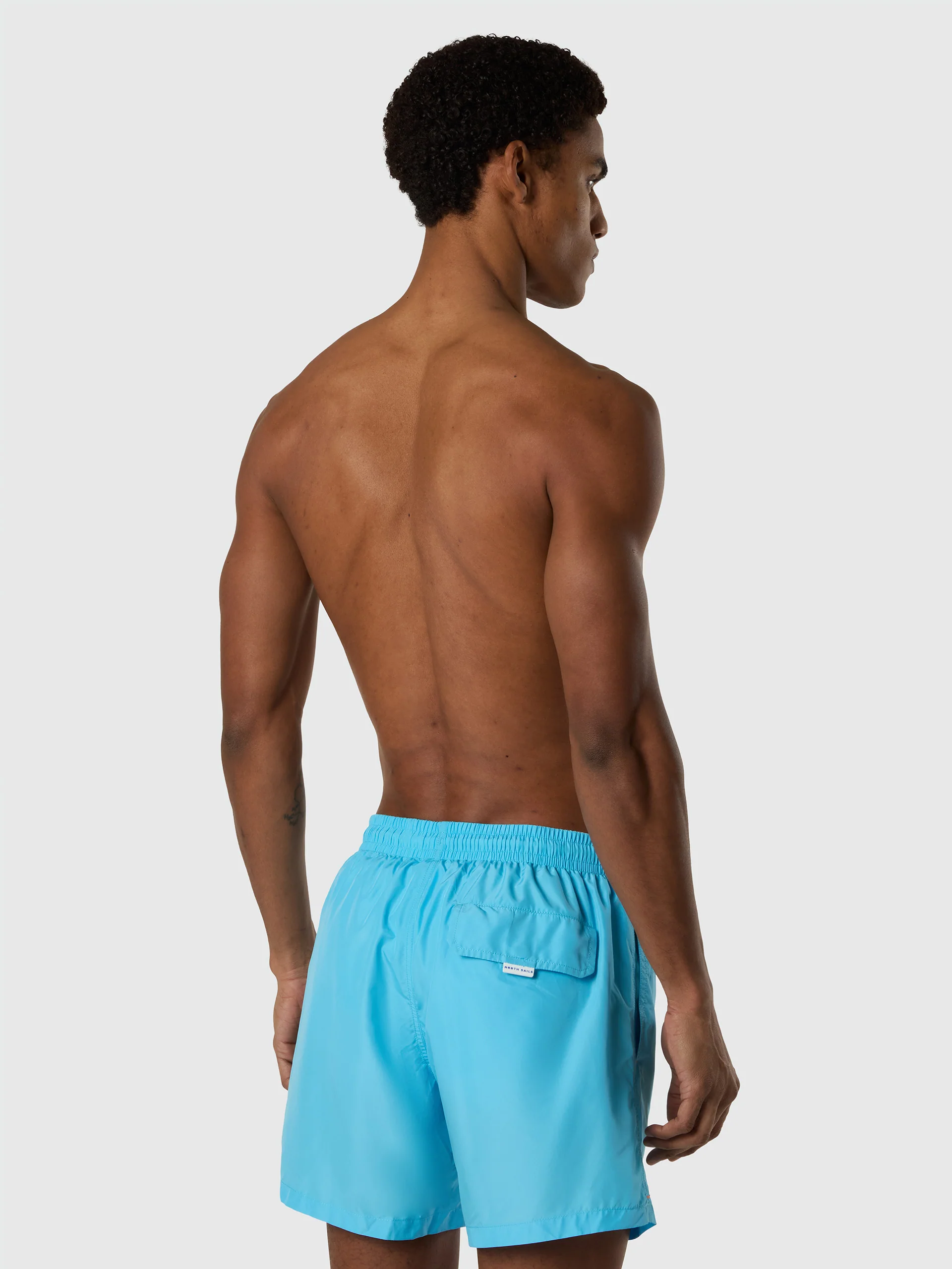 Packable peachskin swim shorts - Image 18