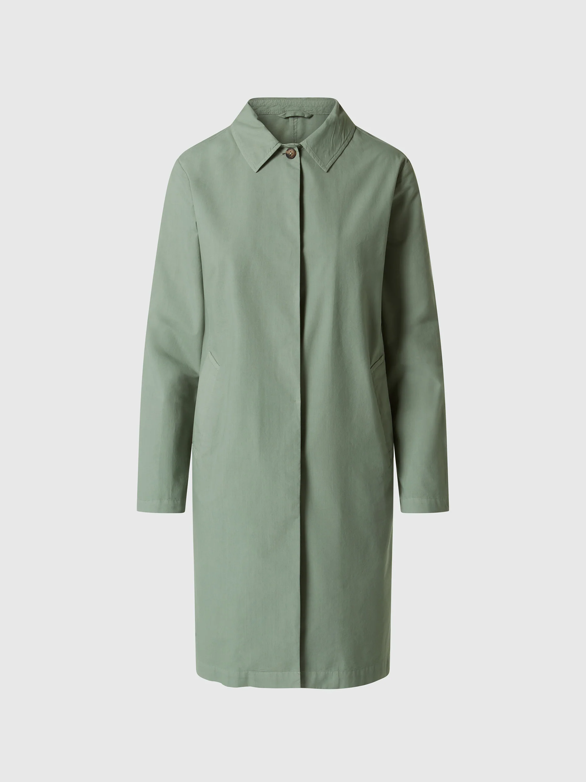 Peachskin trench jacket - Image 3